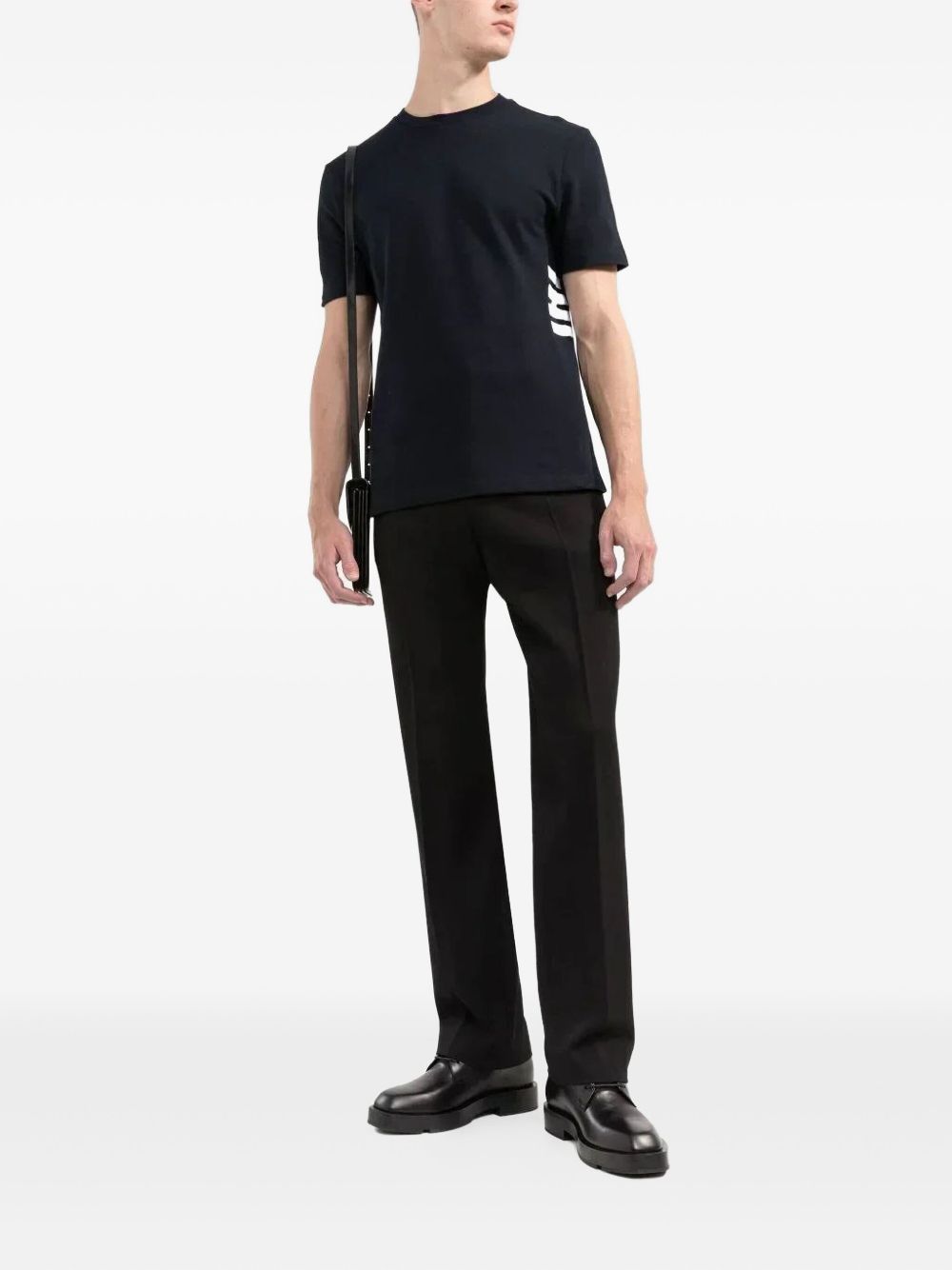 Thom Browne Men 4Bar Cotton T-Shirt THOM BROWNE