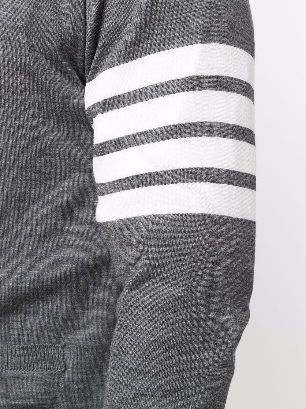 Thom Browne Men 4Bar Wool Cardigan THOM BROWNE