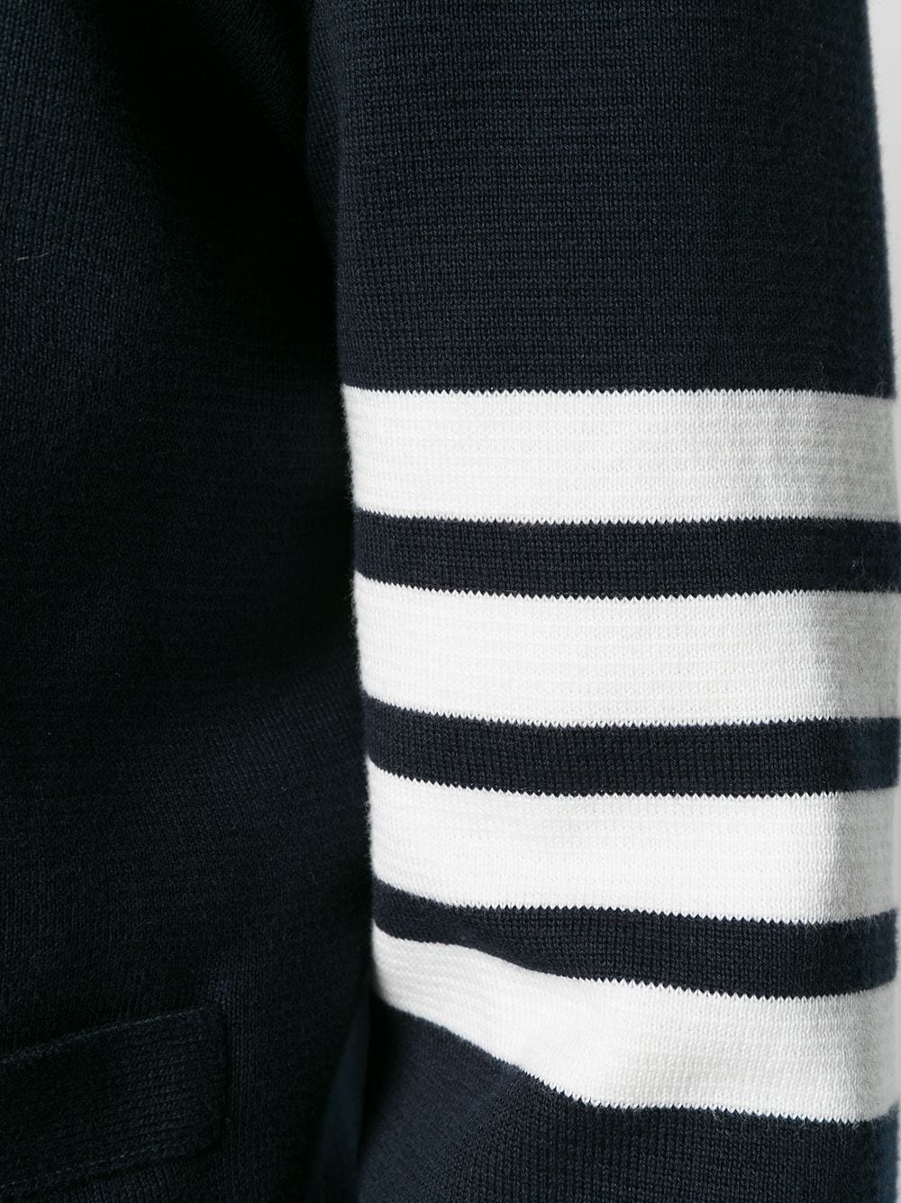 Thom Browne Men 4Bar Cotton Cardigan THOM BROWNE