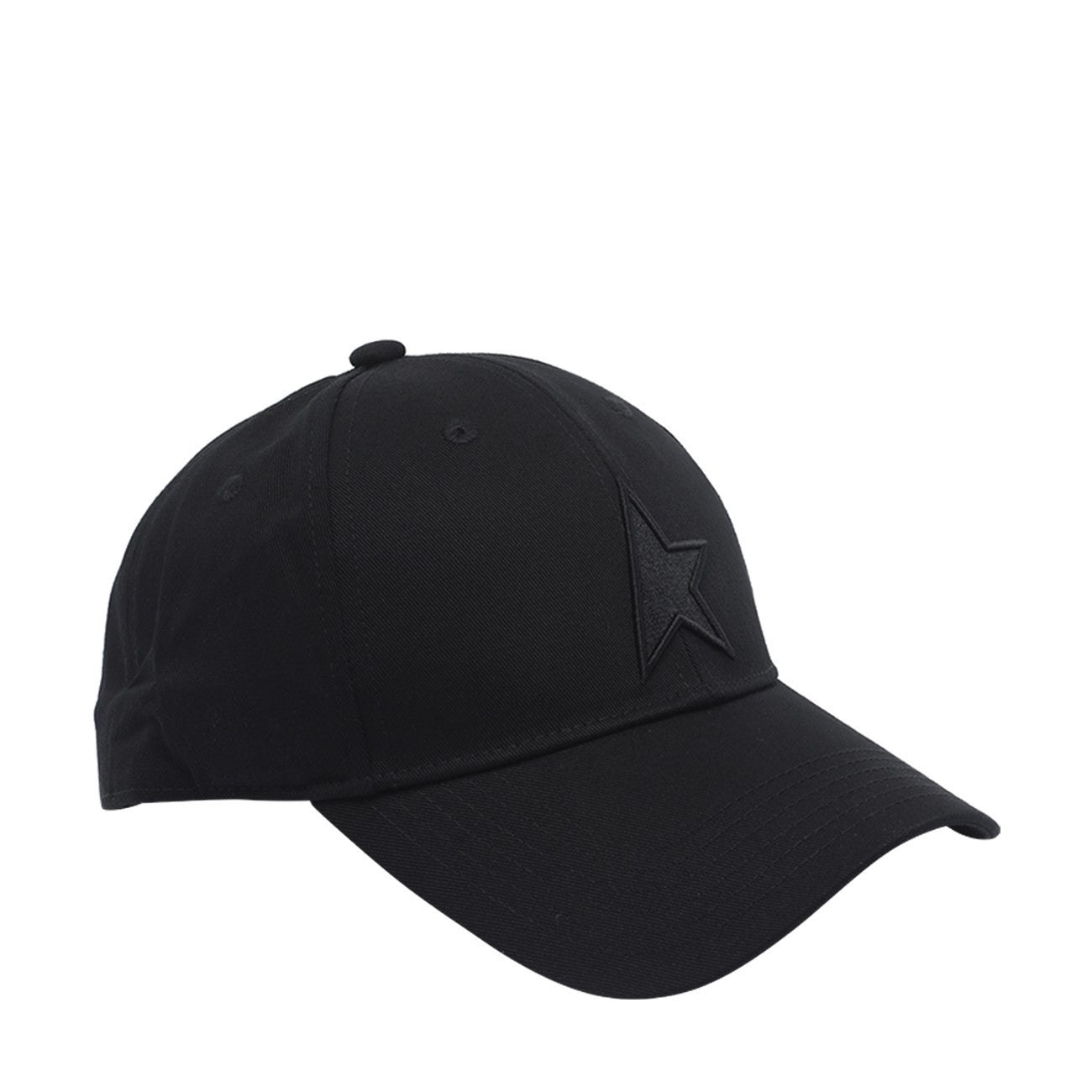 Golden Goose Men Star Patch Logo Baseball Cap GOLDEN GOOSE