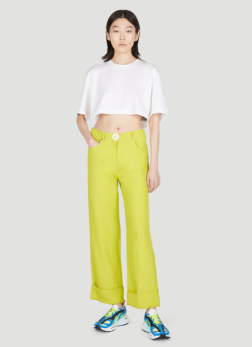 Stella Mccartney Women Maxi Button Pants STELLA MCCARTNEY