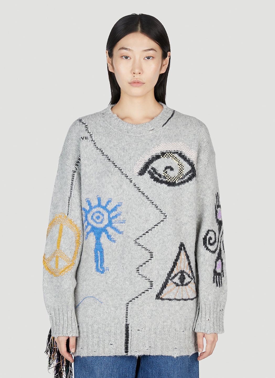 Stella Mccartney Women Folklore Embroidery Sweater STELLA MCCARTNEY