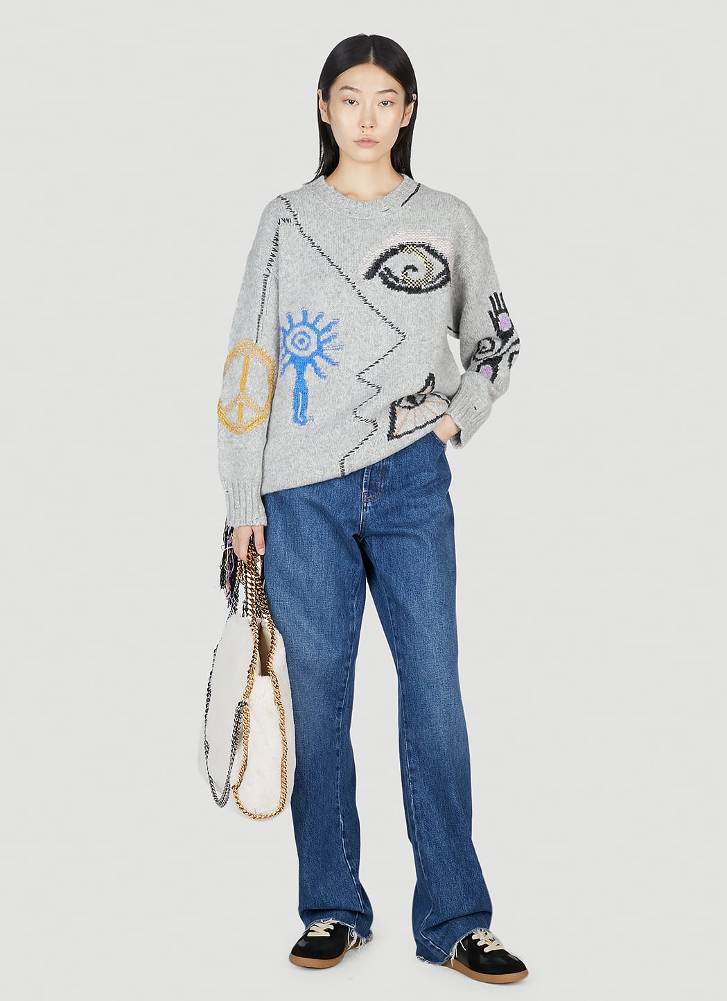 Stella Mccartney Women Folklore Embroidery Sweater STELLA MCCARTNEY