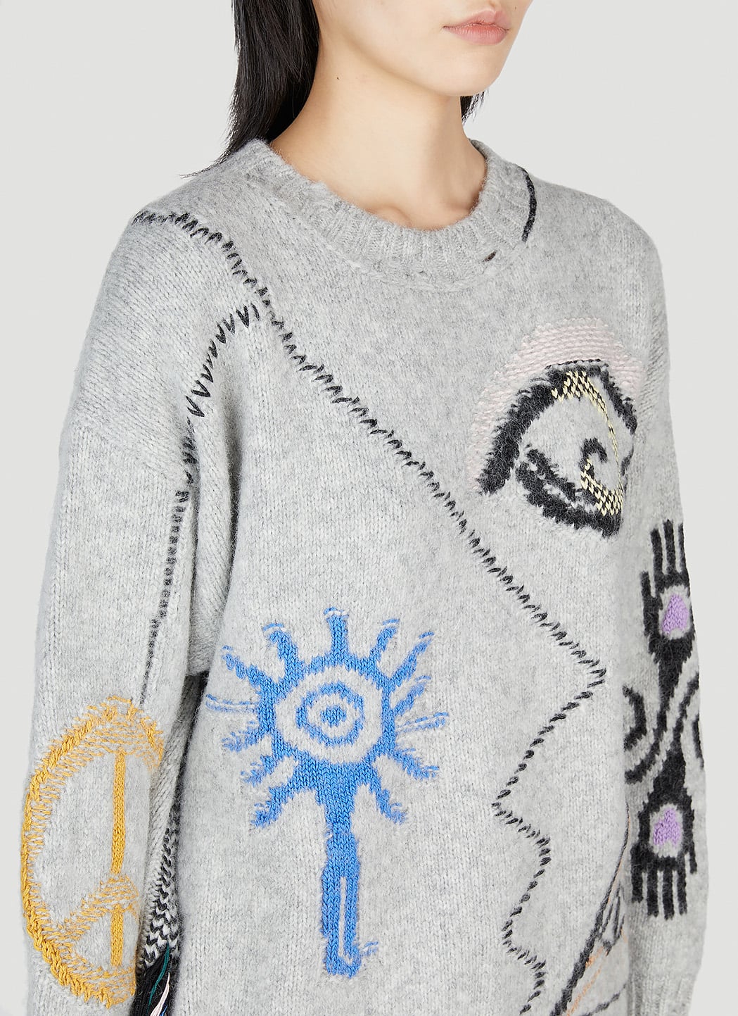 Stella Mccartney Women Folklore Embroidery Sweater STELLA MCCARTNEY