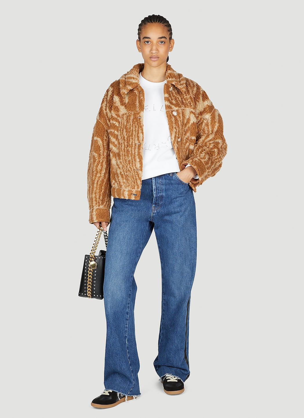 Stella Mccartney Women Hotfix Rhinestone Logo Sweatshirt STELLA MCCARTNEY