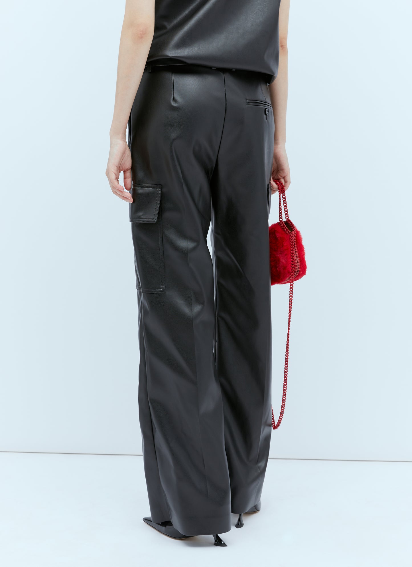 Stella Mccartney Women Cargo Vegan Leather Pants STELLA MCCARTNEY