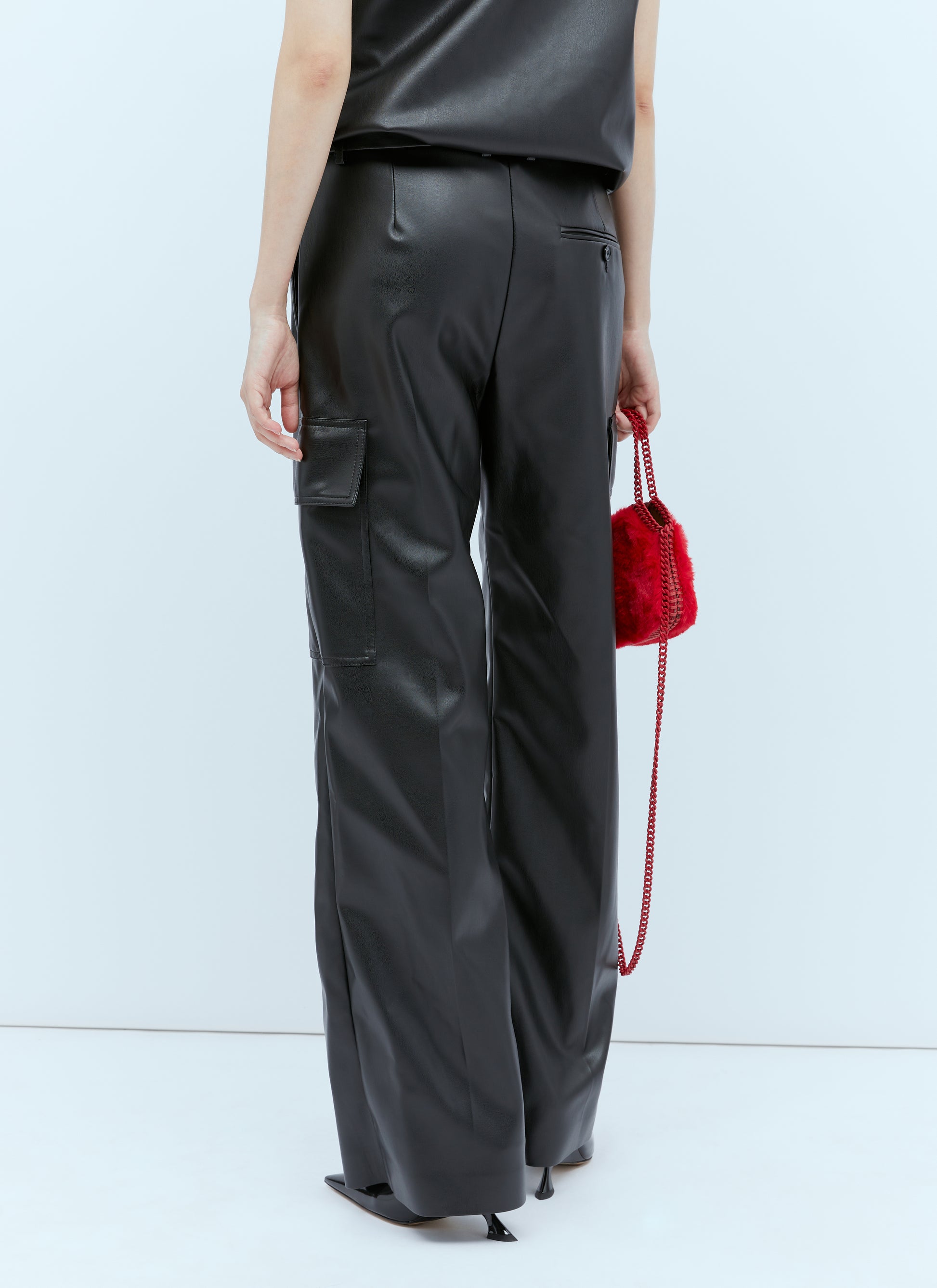 Stella Mccartney Women Cargo Vegan Leather Pants STELLA MCCARTNEY