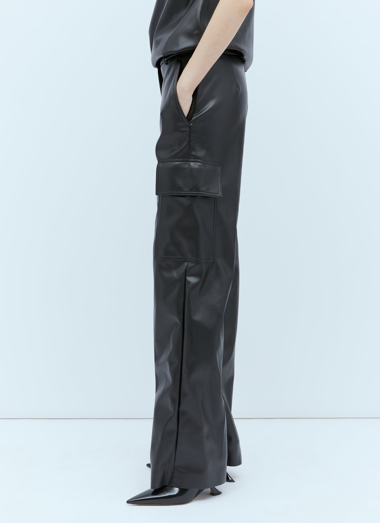 Stella Mccartney Women Cargo Vegan Leather Pants STELLA MCCARTNEY