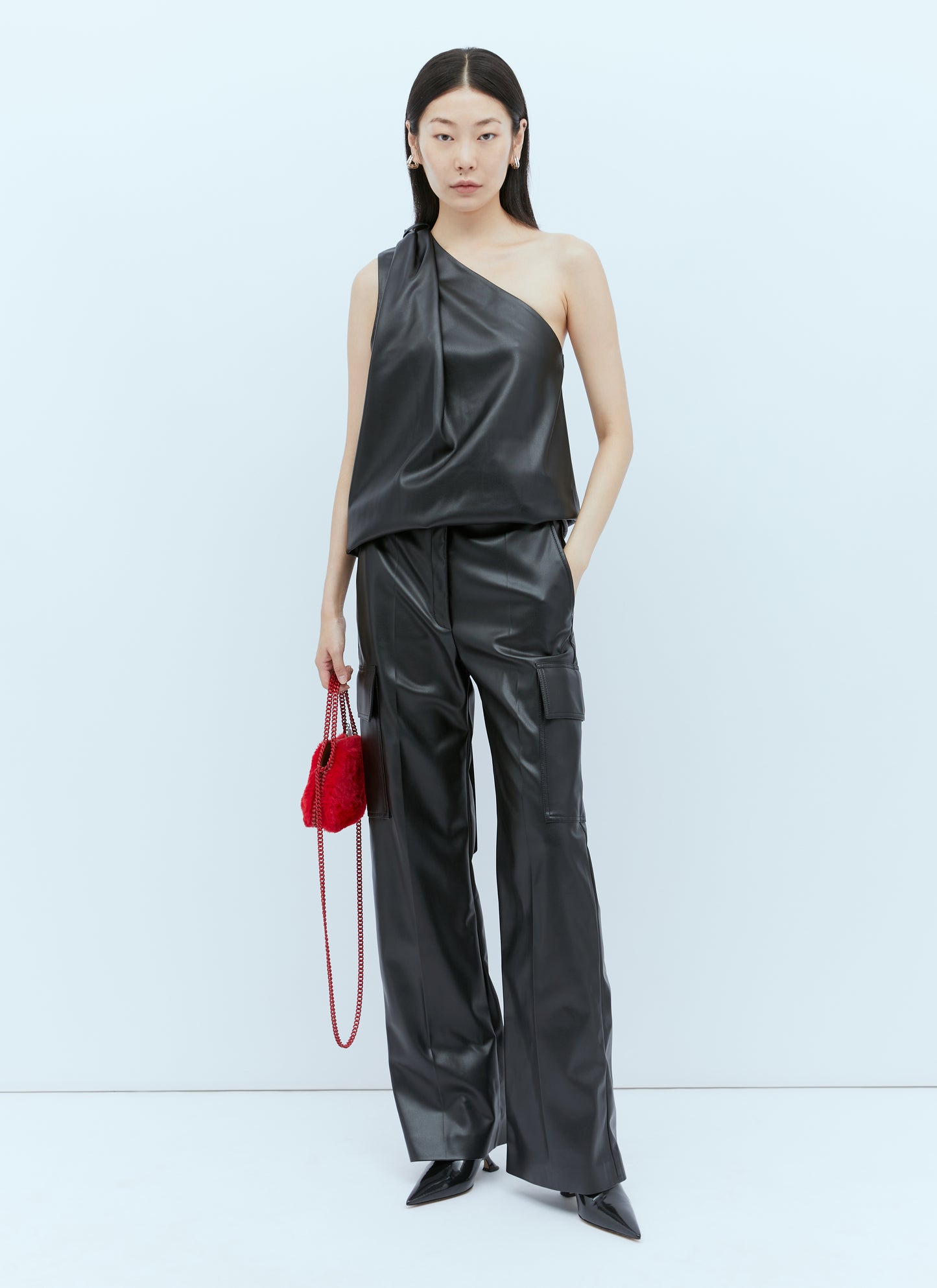Stella Mccartney Women Cargo Vegan Leather Pants STELLA MCCARTNEY