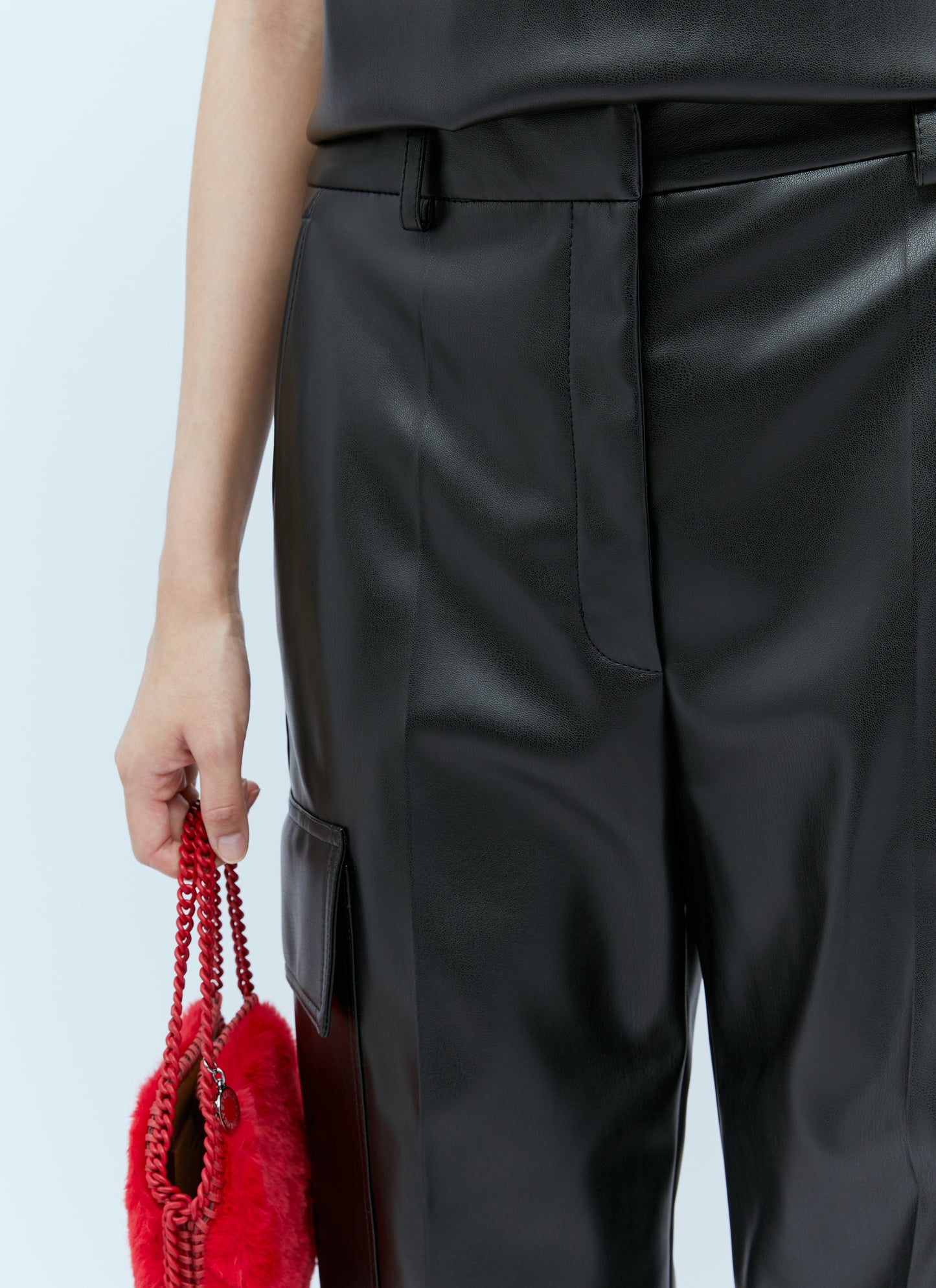 Stella Mccartney Women Cargo Vegan Leather Pants STELLA MCCARTNEY