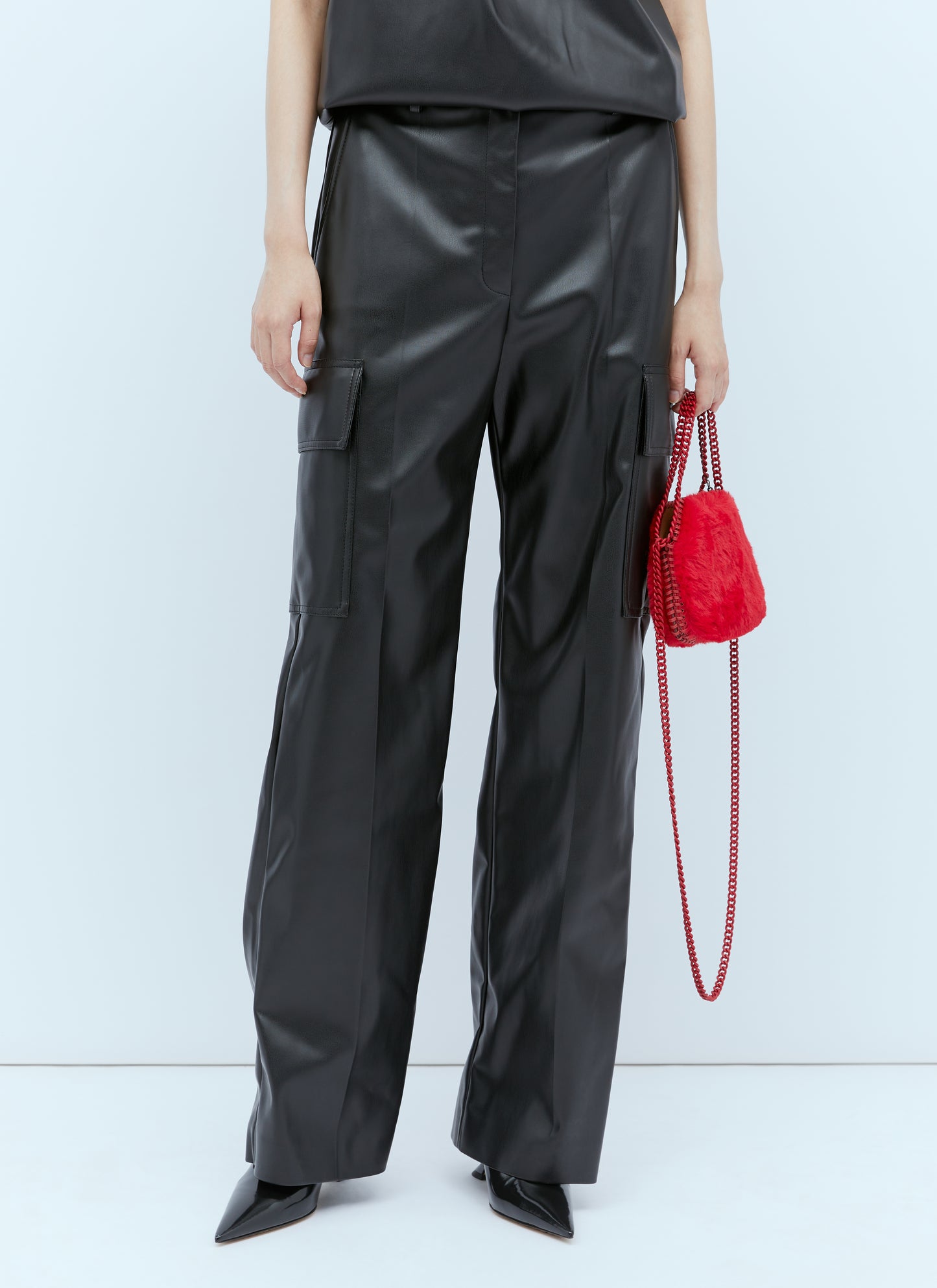 Stella Mccartney Women Cargo Vegan Leather Pants STELLA MCCARTNEY