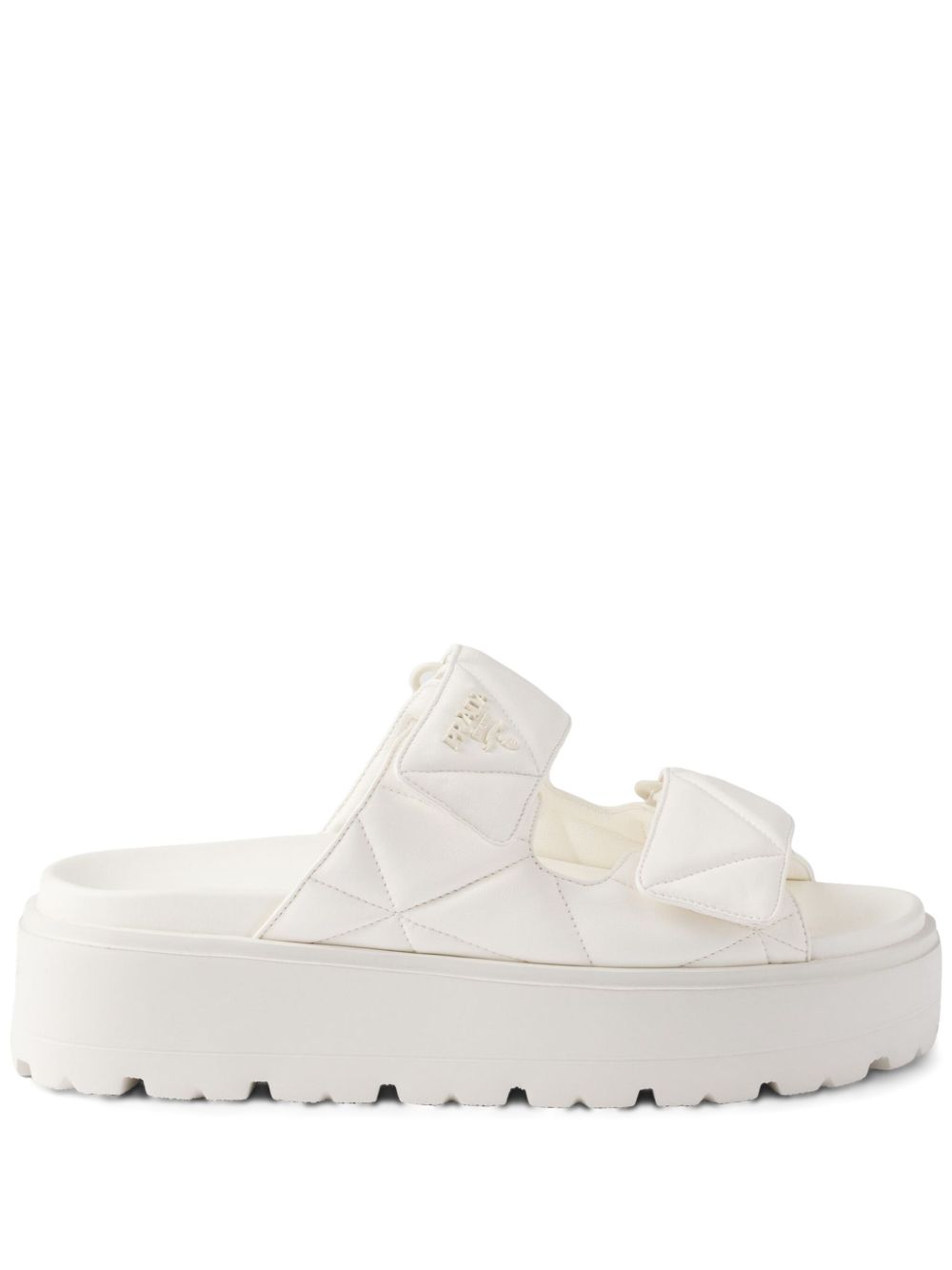 Prada Women 45Mm Padded Leather Sandals PRADA