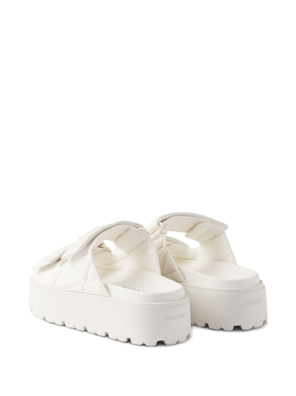 Prada Women 45Mm Padded Leather Sandals PRADA