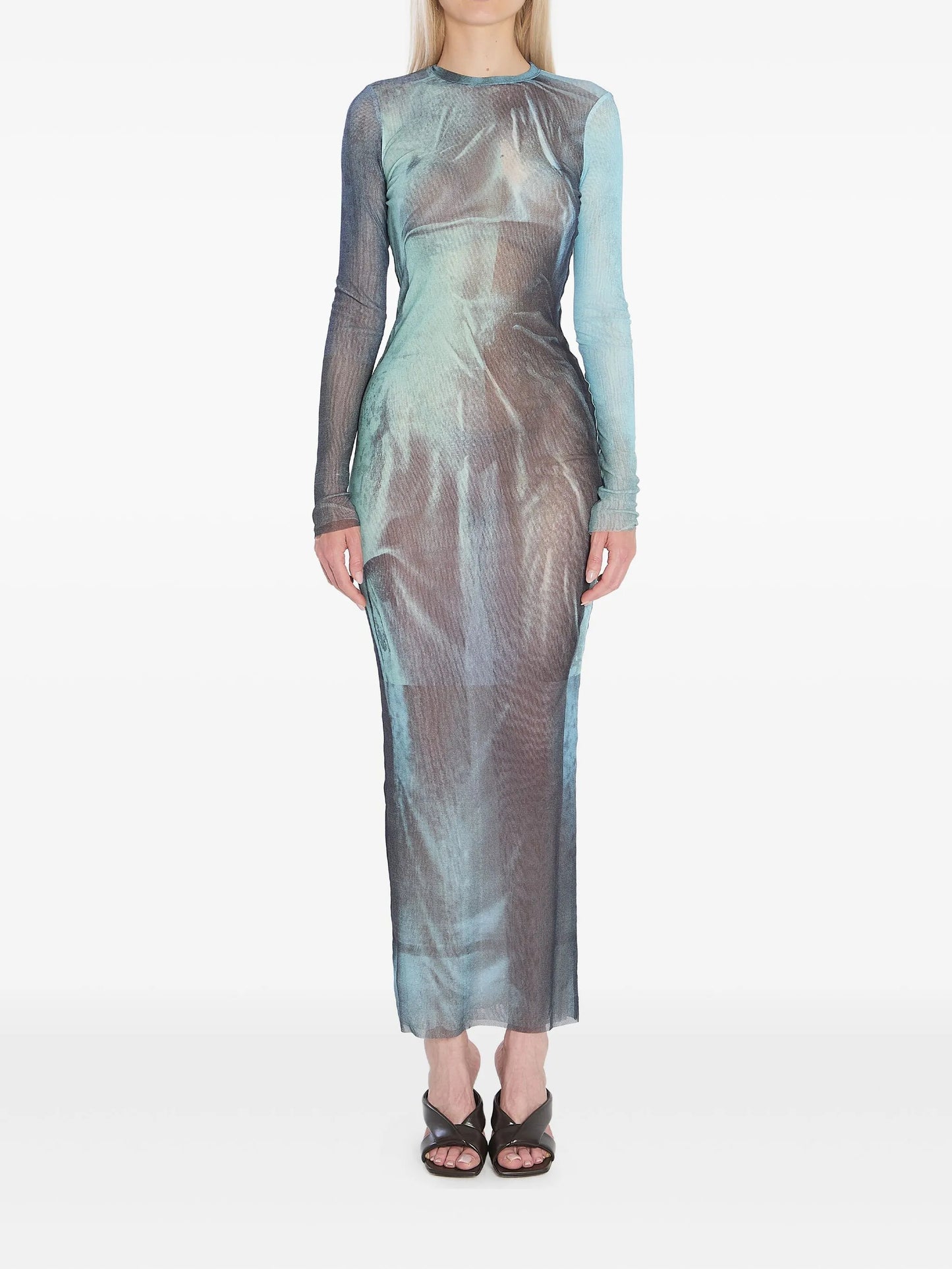 Jean Paul Gaultier Women Water-Print Maxi Dress JEAN PAUL GAULTIER