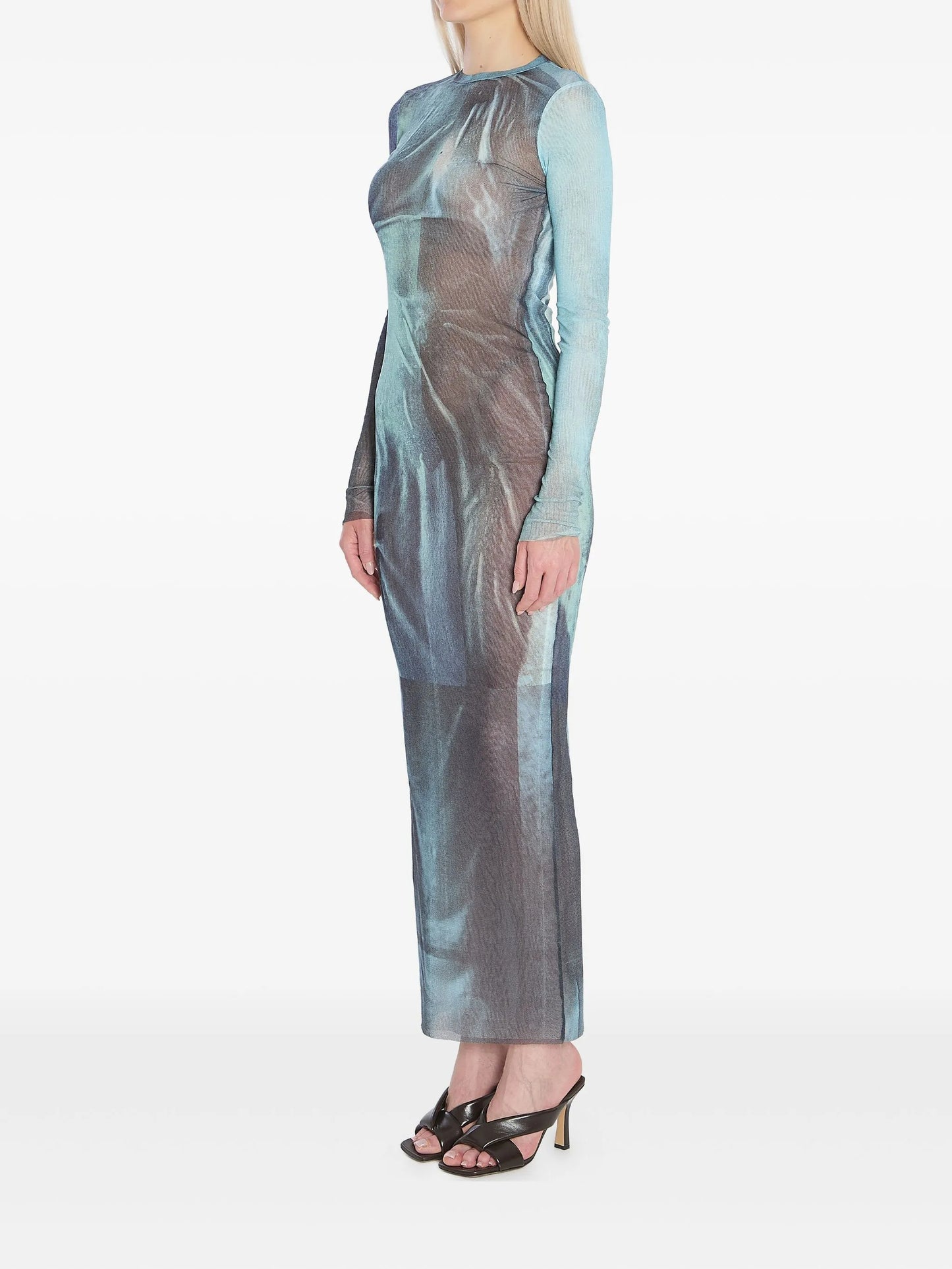 Jean Paul Gaultier Women Water-Print Maxi Dress JEAN PAUL GAULTIER