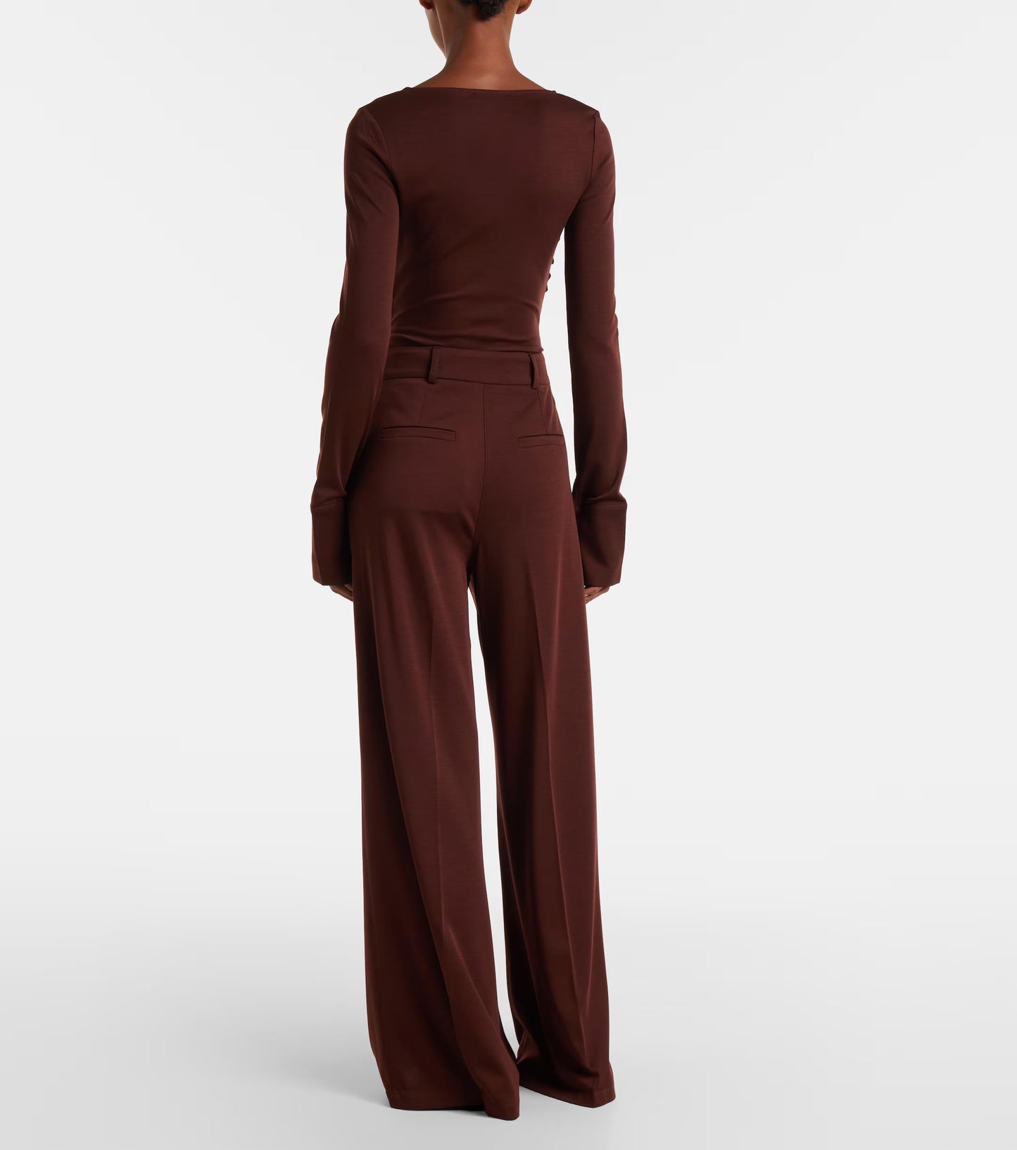 Max Mara Women Nigella Draped Wool Bodysuit MAX MARA