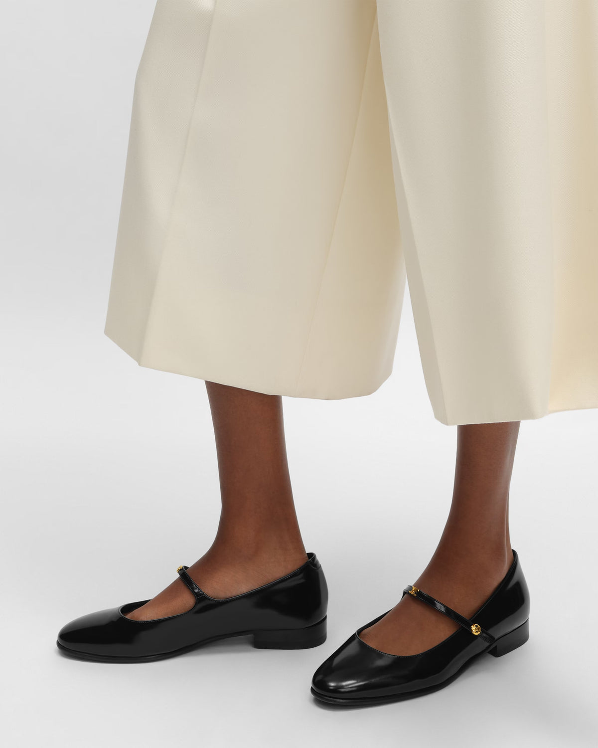 Celine Women Leather Mary-Jane Ballets CELINE