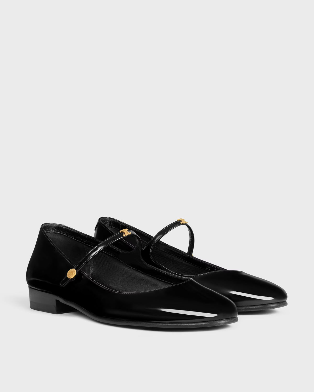 Celine Women Leather Mary-Jane Ballets CELINE