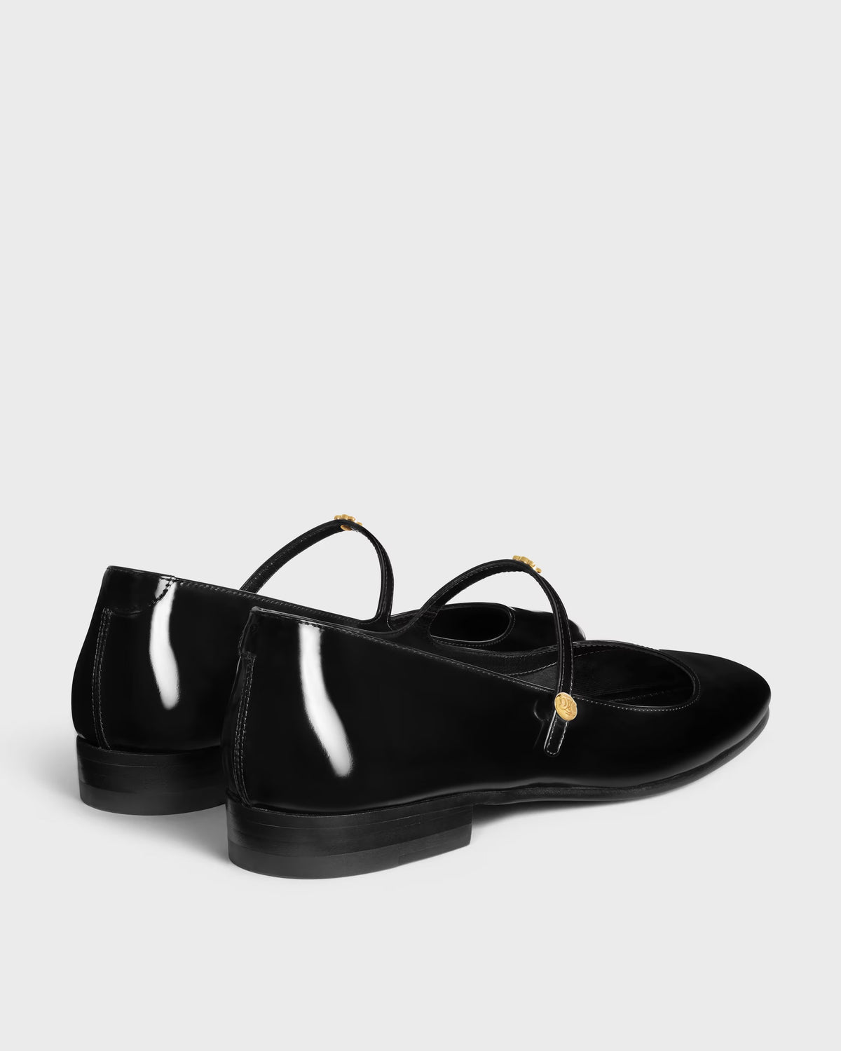 Celine Women Leather Mary-Jane Ballets CELINE