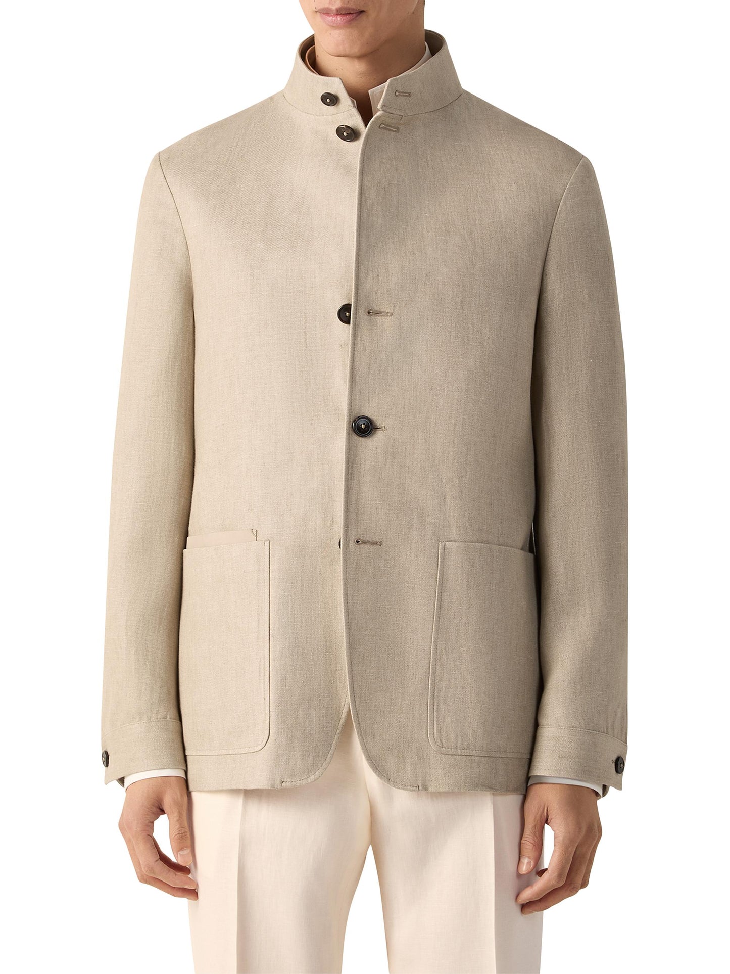 Zegna Men Oasi Lino Chore Jacket ZEGNA