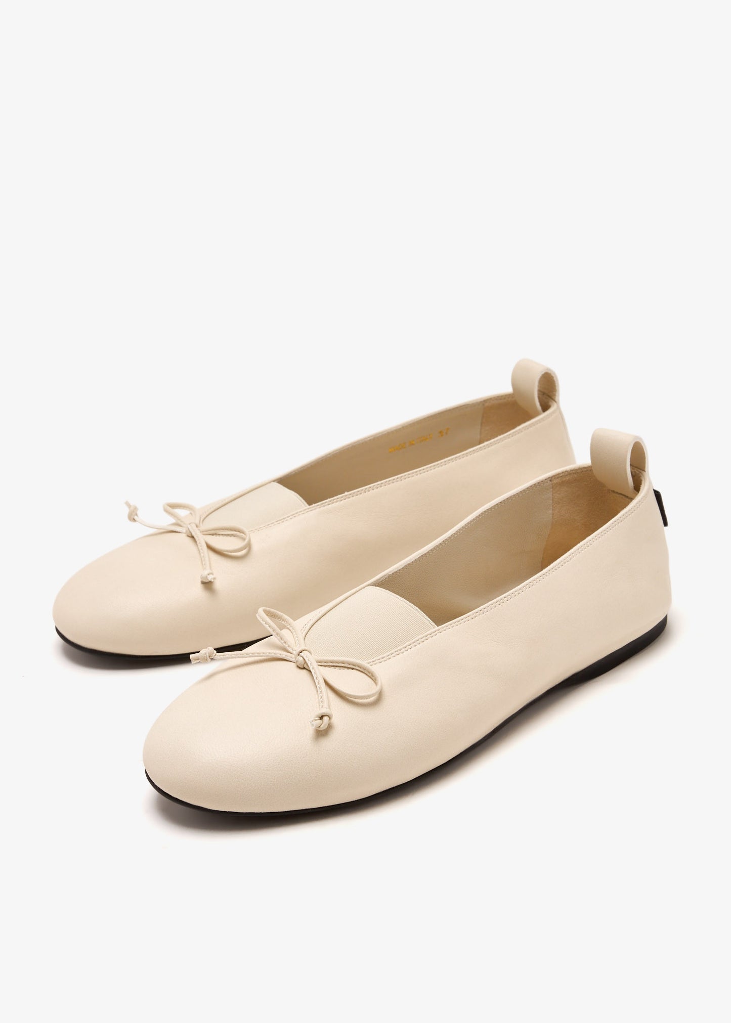 Miu Miu Women Ivory Nappa Ballerinas MIU MIU