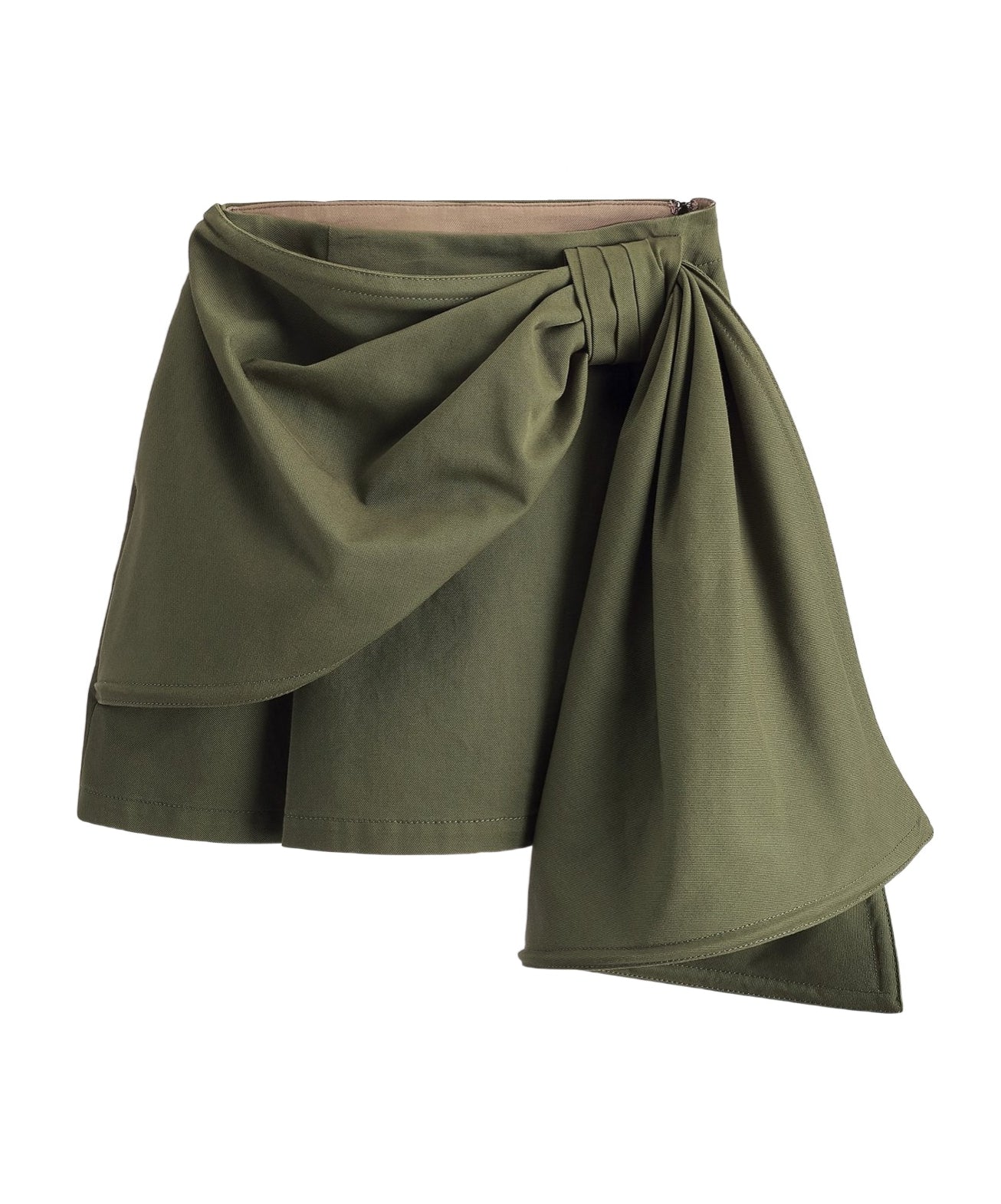 Dior Women Canvas Mini Skirt With Maxi Bow CHRISTIAN DIOR