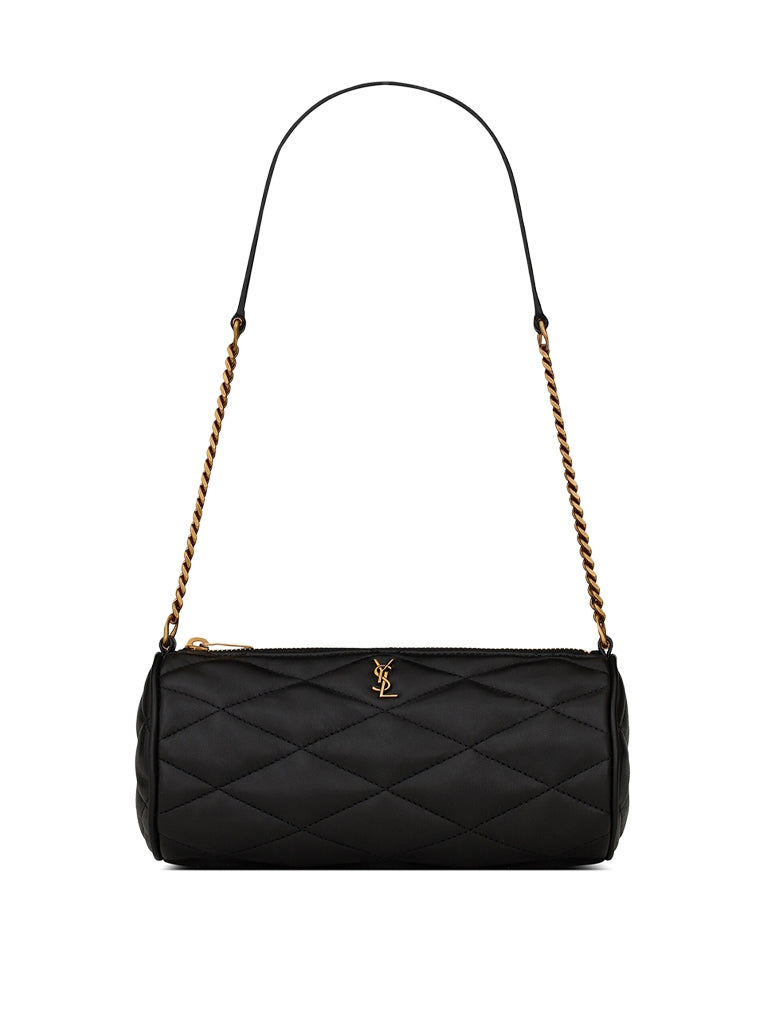 Saint Laurent Women Sade Mini Tube Bag In Quilted Lambskin Black SAINT LAURENT