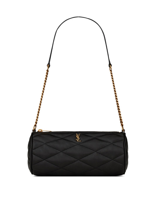 Saint Laurent Women Sade Mini Tube Bag In Quilted Lambskin Black SAINT LAURENT