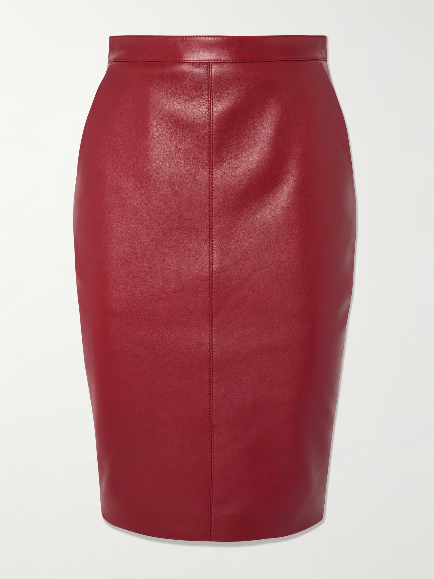 Saint Laurent Women Leather Skirt SAINT LAURENT