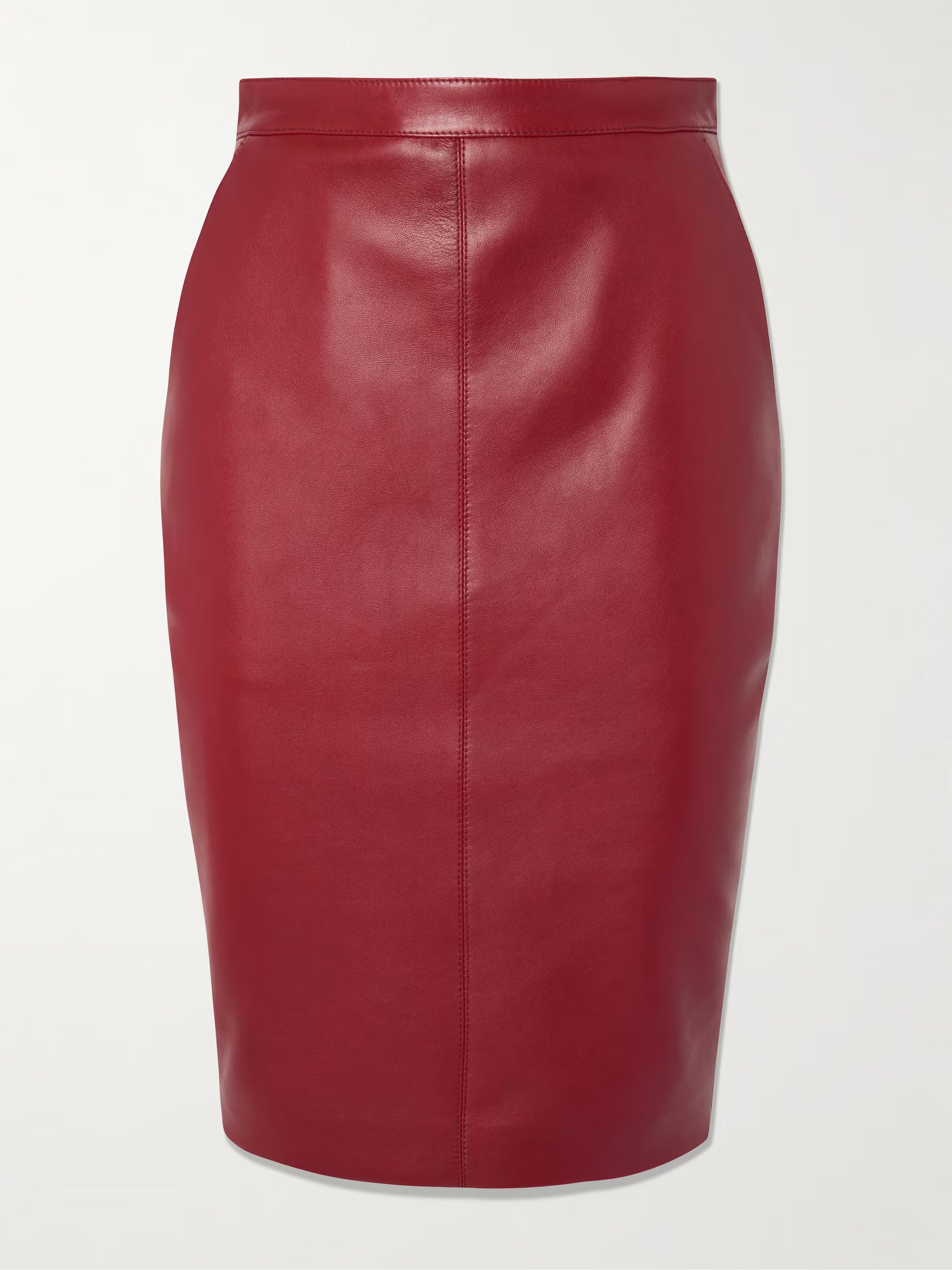 Saint Laurent Women Leather Skirt SAINT LAURENT