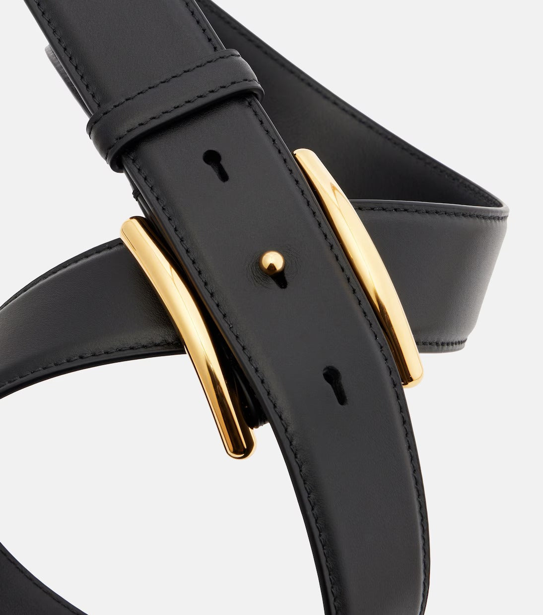 Alaia Women Curve Leather Belt ALAIA