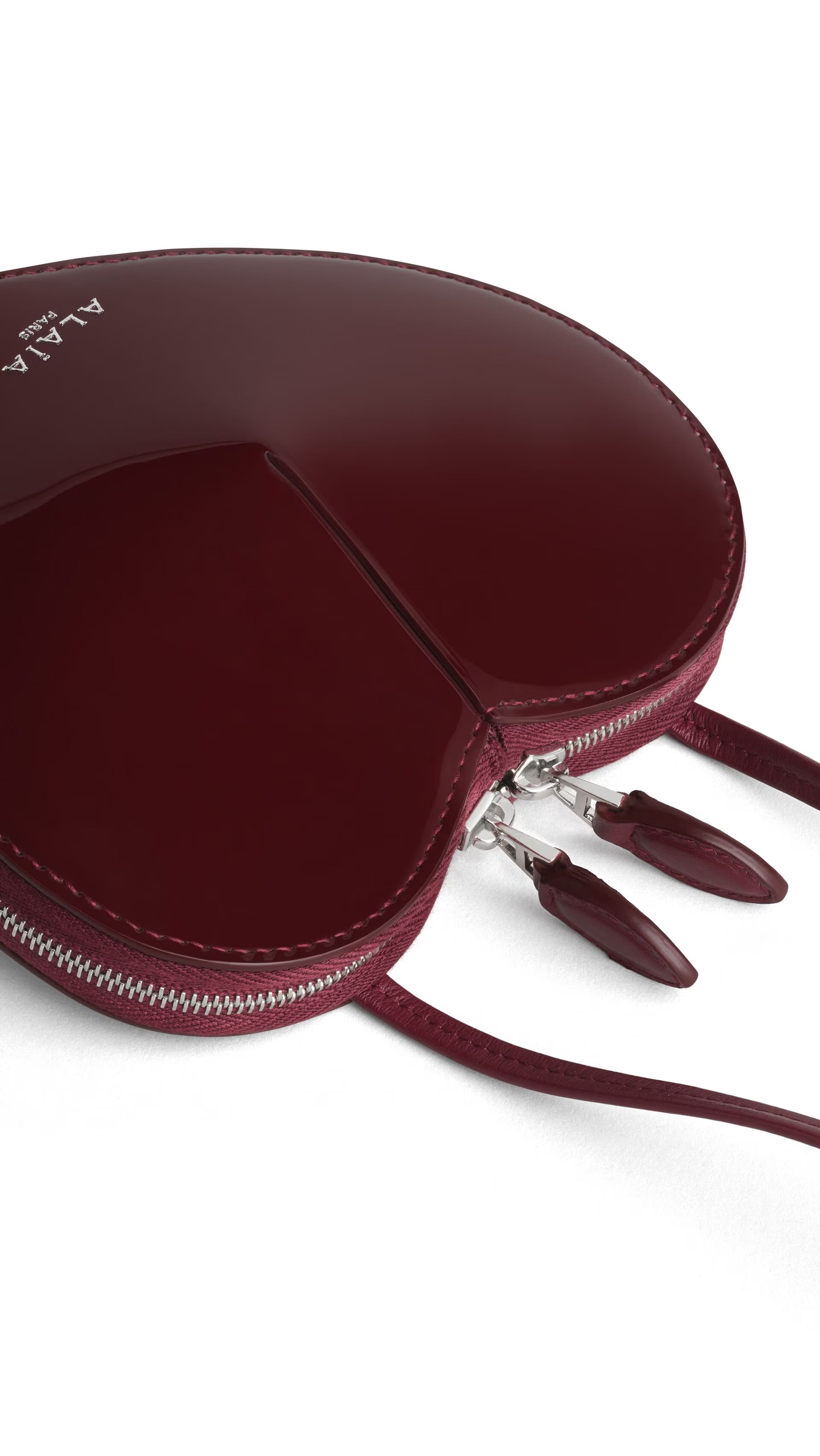 Alaia Women Le Cœur Small Bag In Patent Leather ALAIA