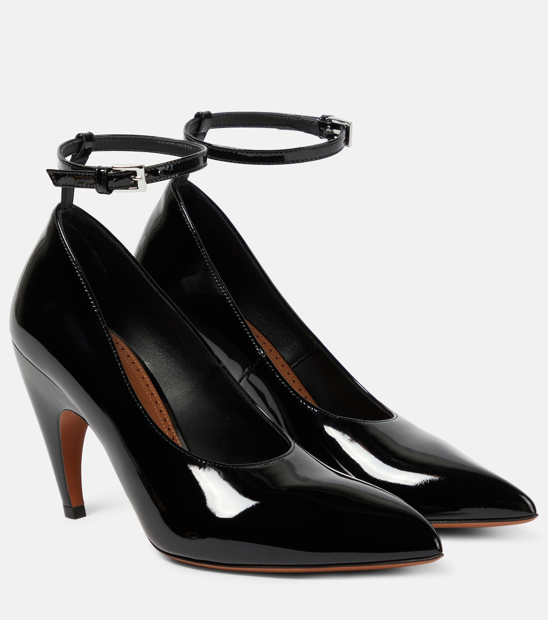 Alaia Women Shark Patent Leather Pumps ALAIA