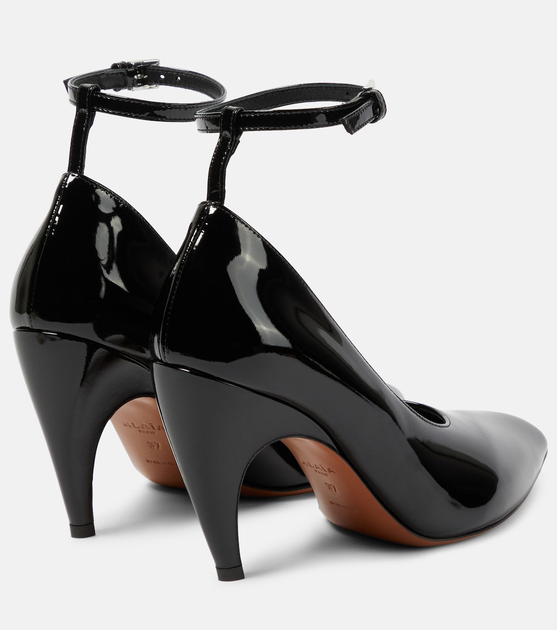 Alaia Women Shark Patent Leather Pumps ALAIA