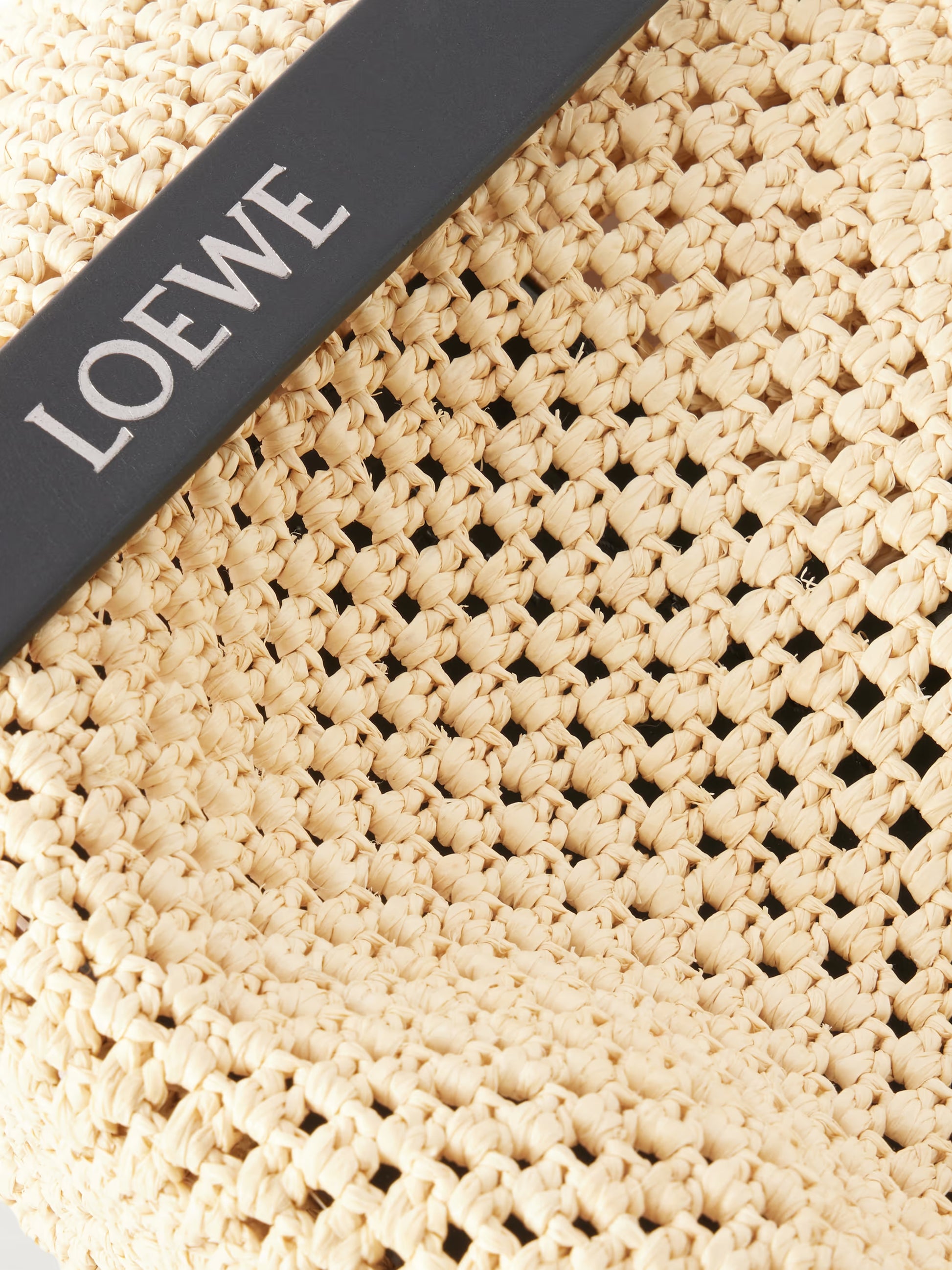 Loewe Women Punch Hole Mini Rafia Crossbody Bag LOEWE