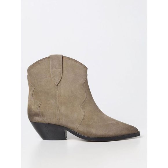 Isabel Marant Women Dewina Suede Cowboy Ankle Boots ISABEL MARANT