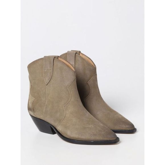 Isabel Marant Women Dewina Suede Cowboy Ankle Boots ISABEL MARANT