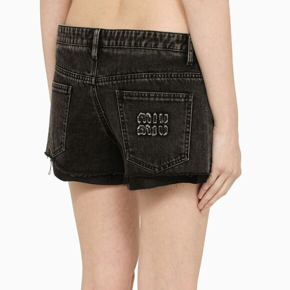 Miu Miu Women Denim Shorts Women MIU MIU