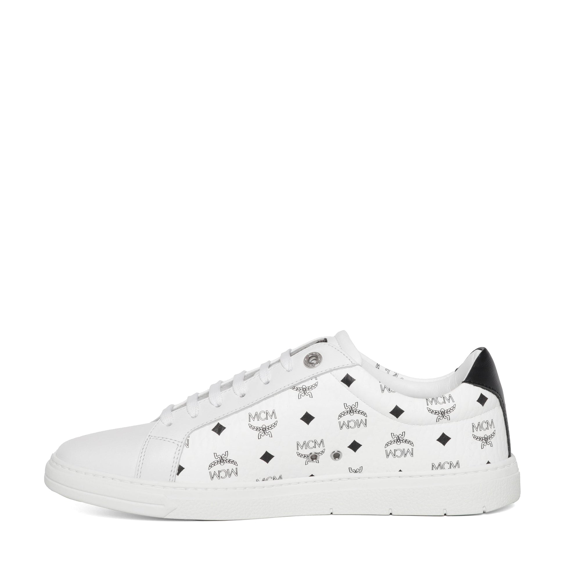 Mcm Men Printed Canvas Terrain Sneakers MCM