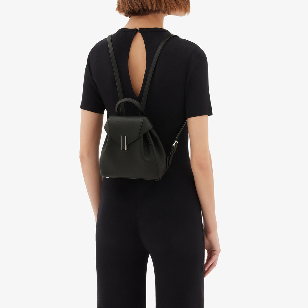 Valextra Women Iside Mini Leather Backpack Valextra