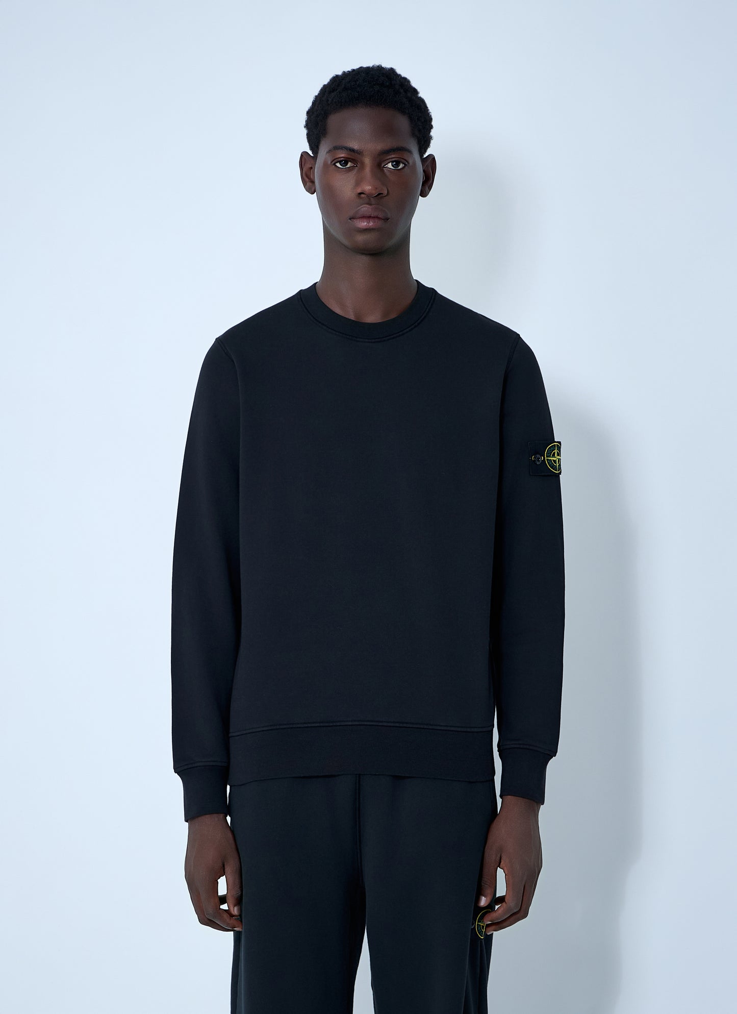 Stone Island Men Logo Patch Sweatshirt STONE ISLAND
