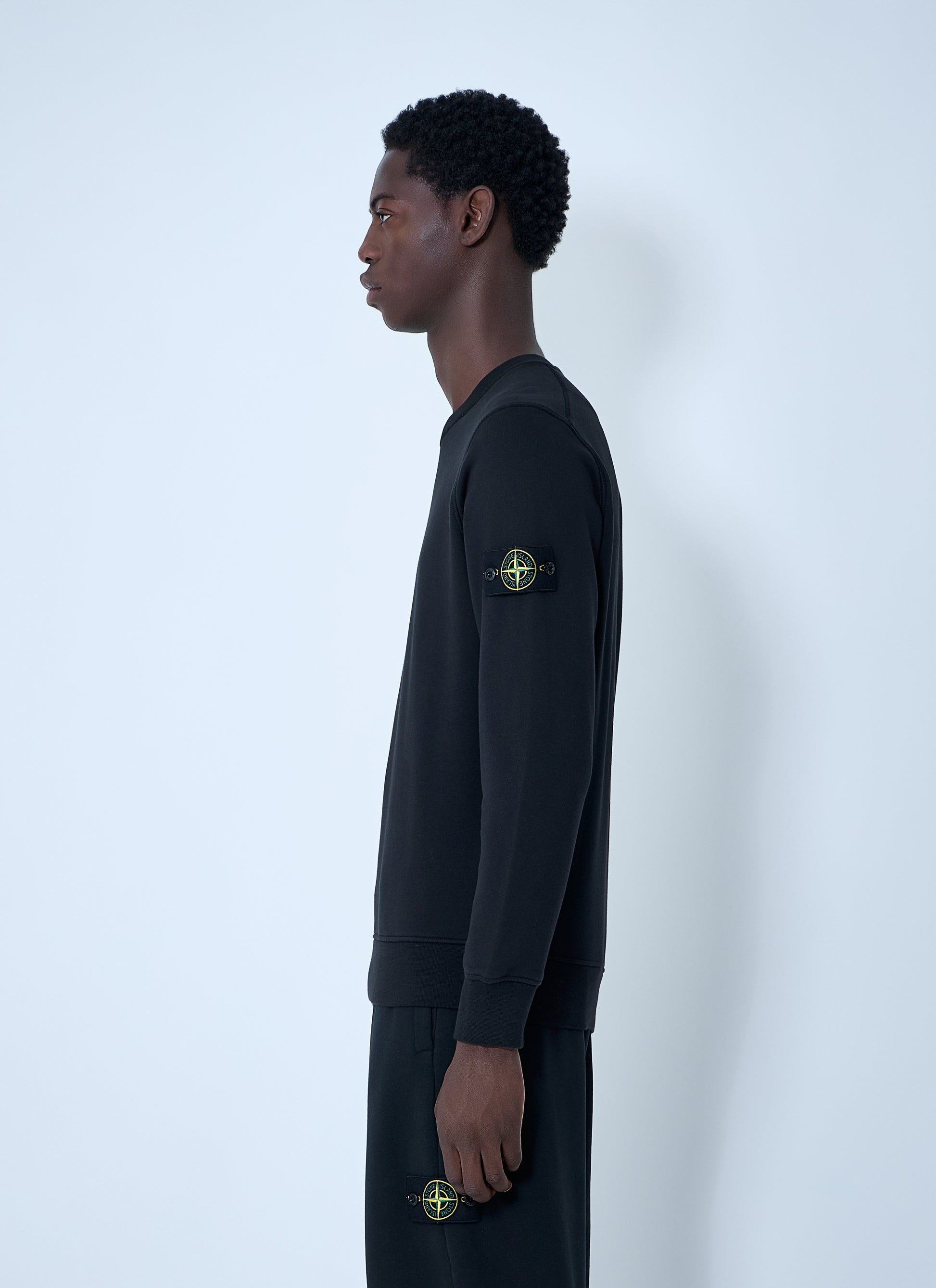 Stone Island Men Logo Patch Sweatshirt STONE ISLAND