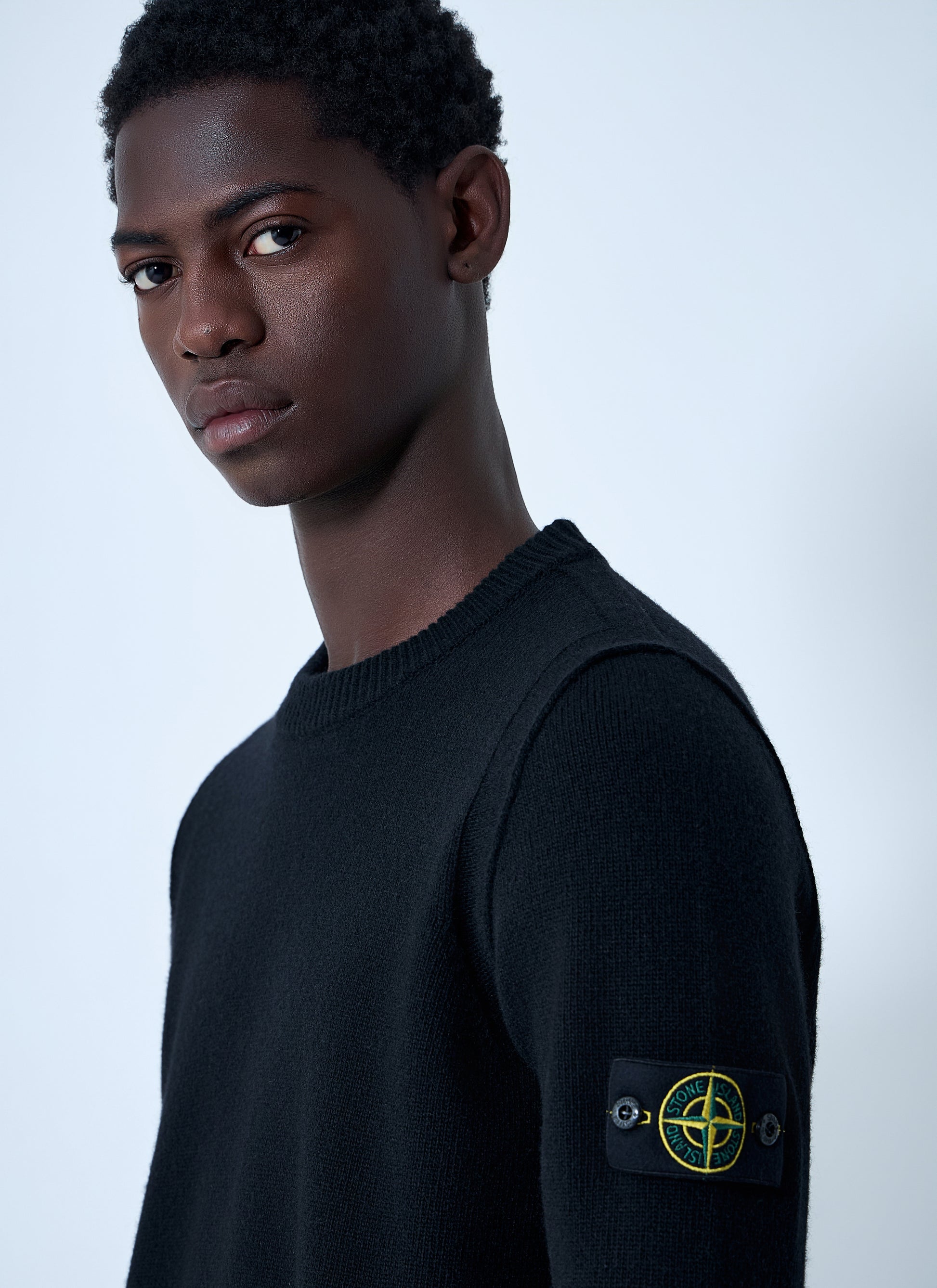 Stone Island Men Wool-Blend Sweater STONE ISLAND