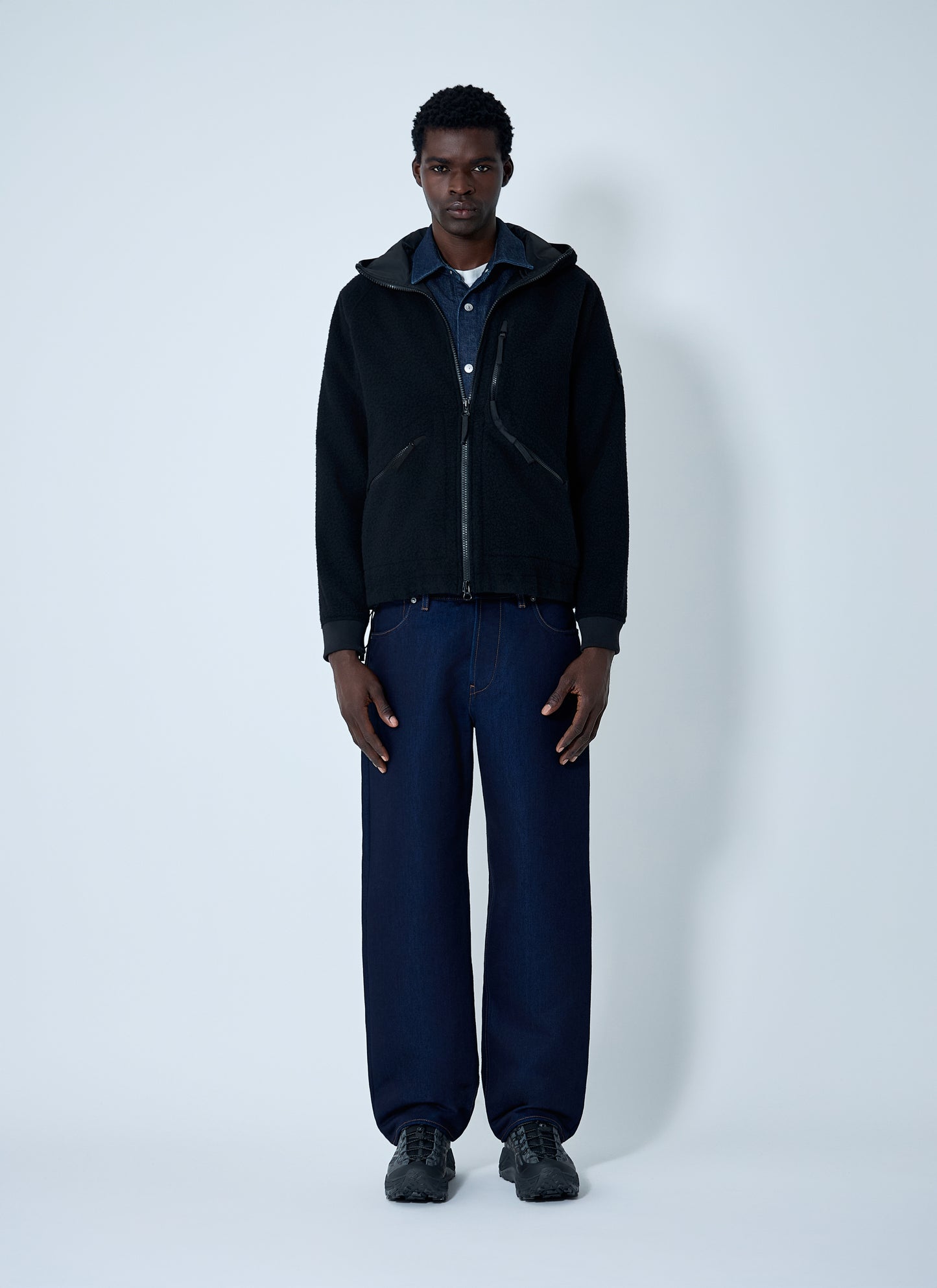 Stone Island Men Ratinated Cloth Jacket STONE ISLAND