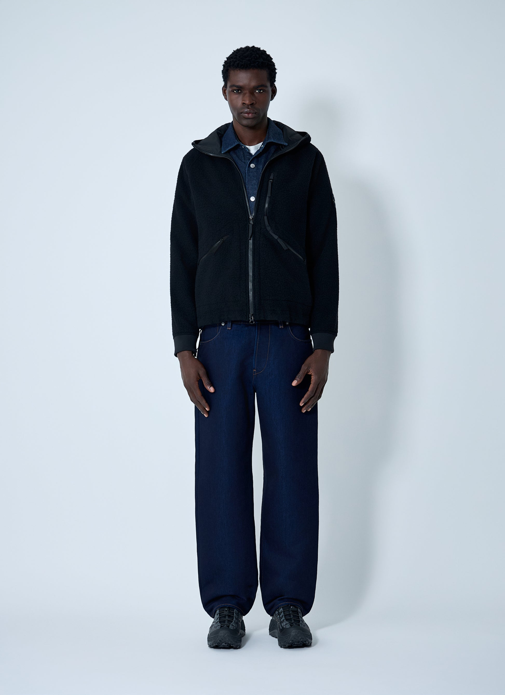 Stone Island Men Ratinated Cloth Jacket STONE ISLAND