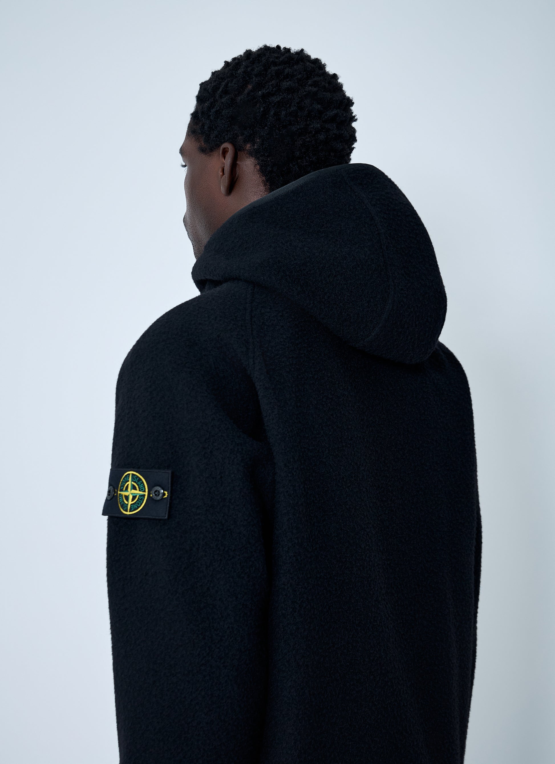 Stone Island Men Ratinated Cloth Jacket STONE ISLAND