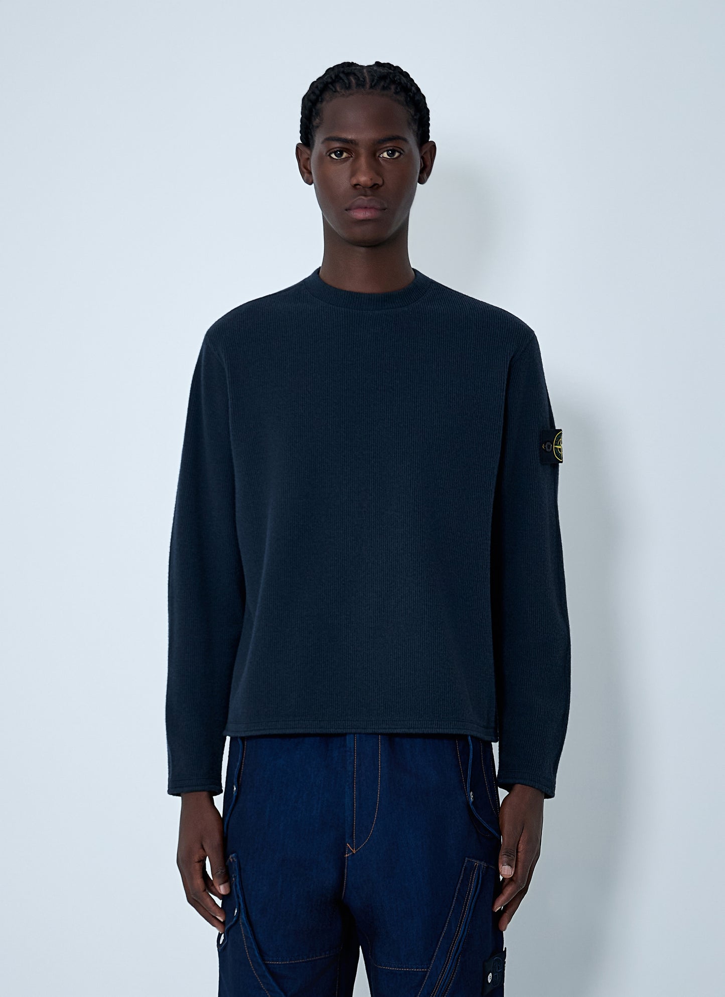 Stone Island Men Crewneck Knit Jumper STONE ISLAND