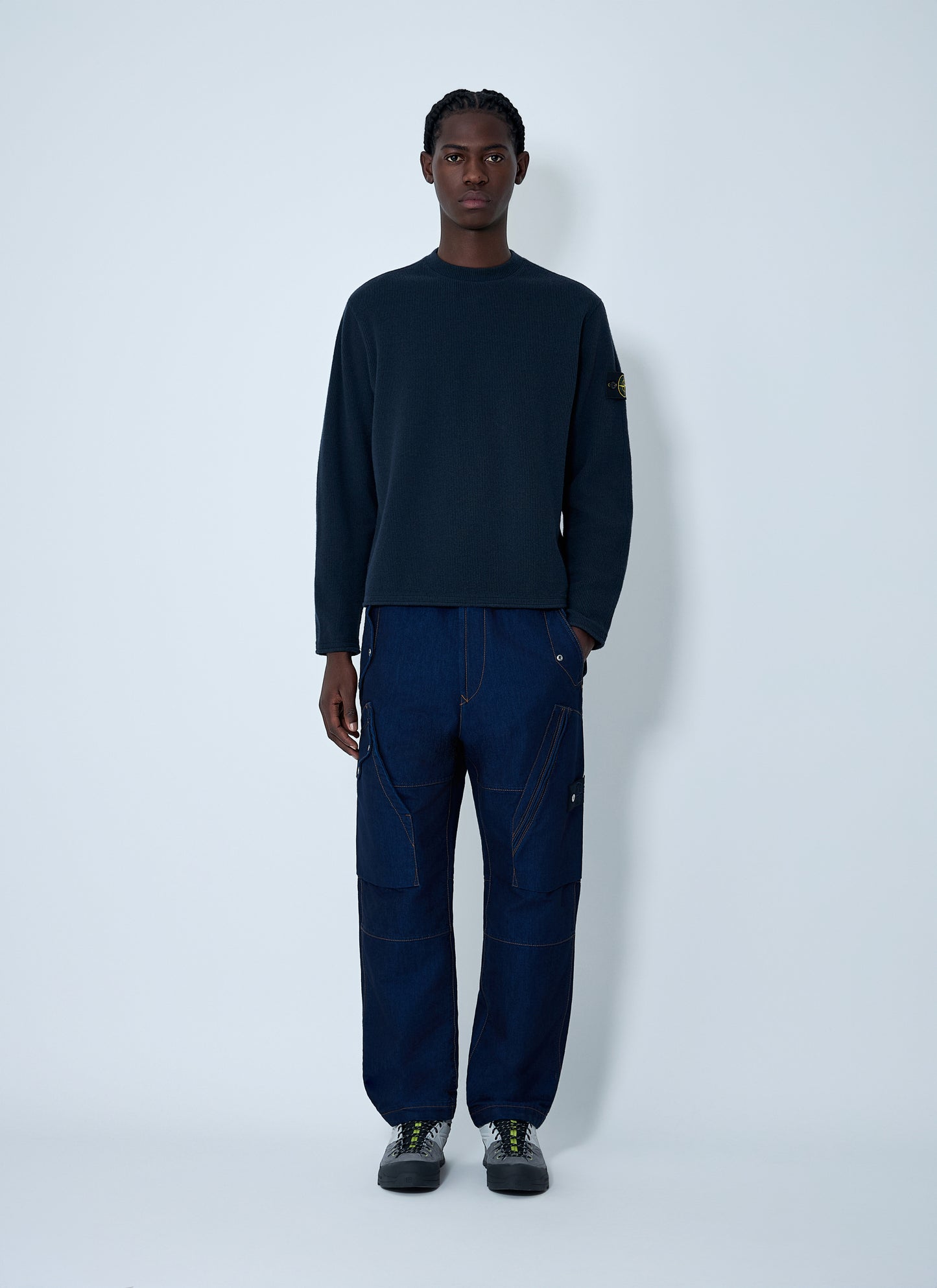 Stone Island Men Crewneck Knit Jumper STONE ISLAND