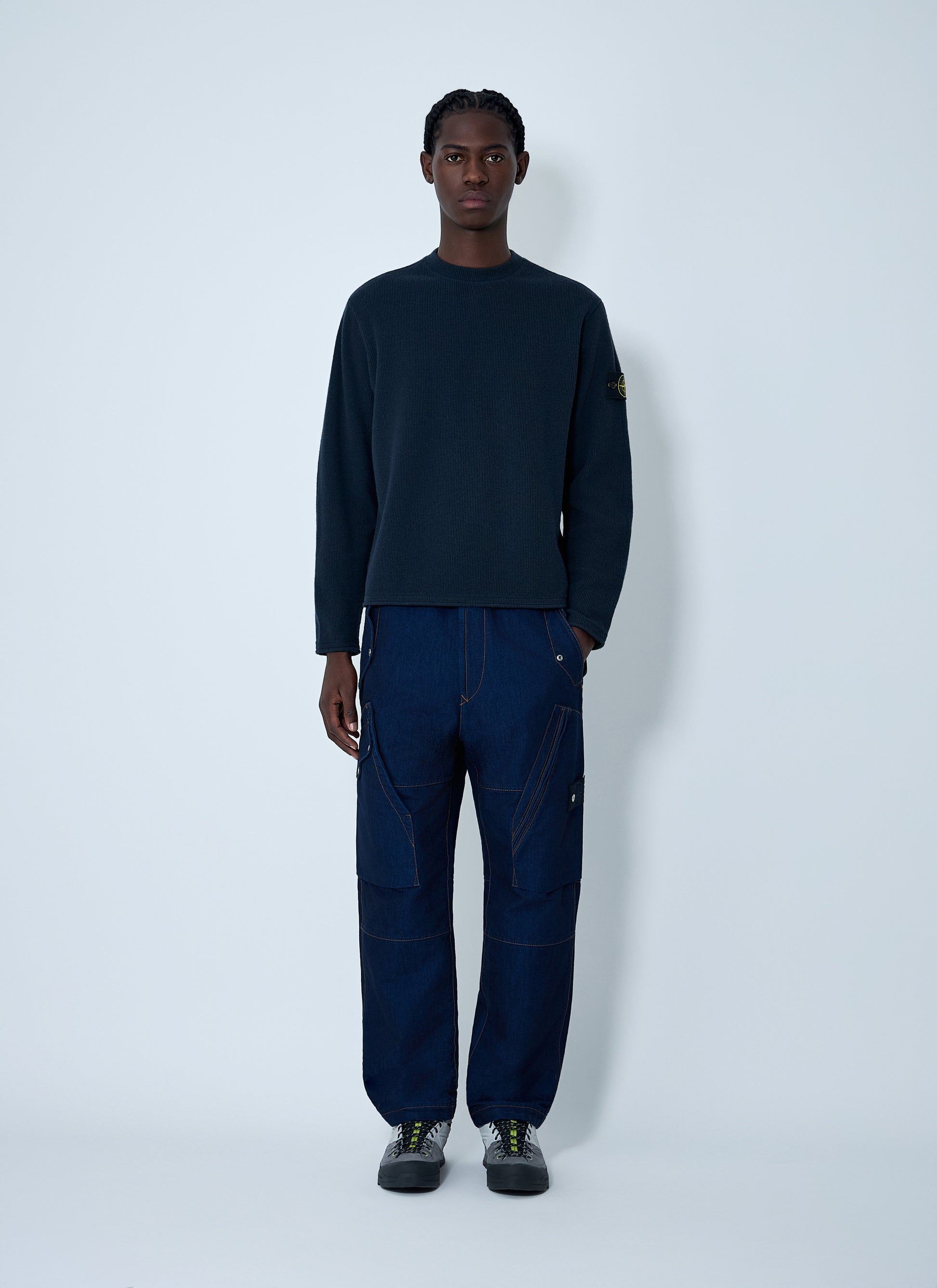 Stone Island Men Crewneck Knit Jumper STONE ISLAND