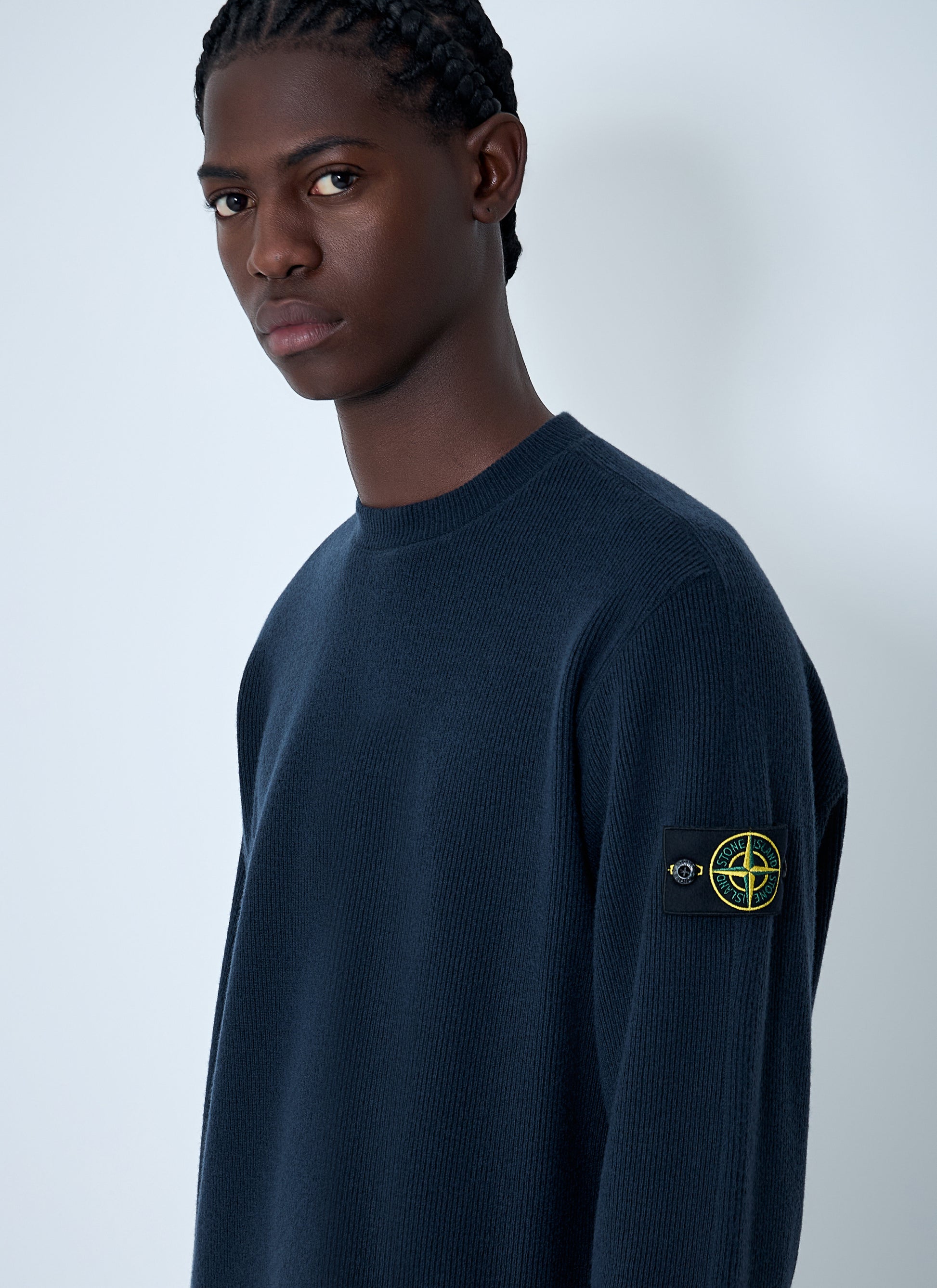 Stone Island Men Crewneck Knit Jumper STONE ISLAND